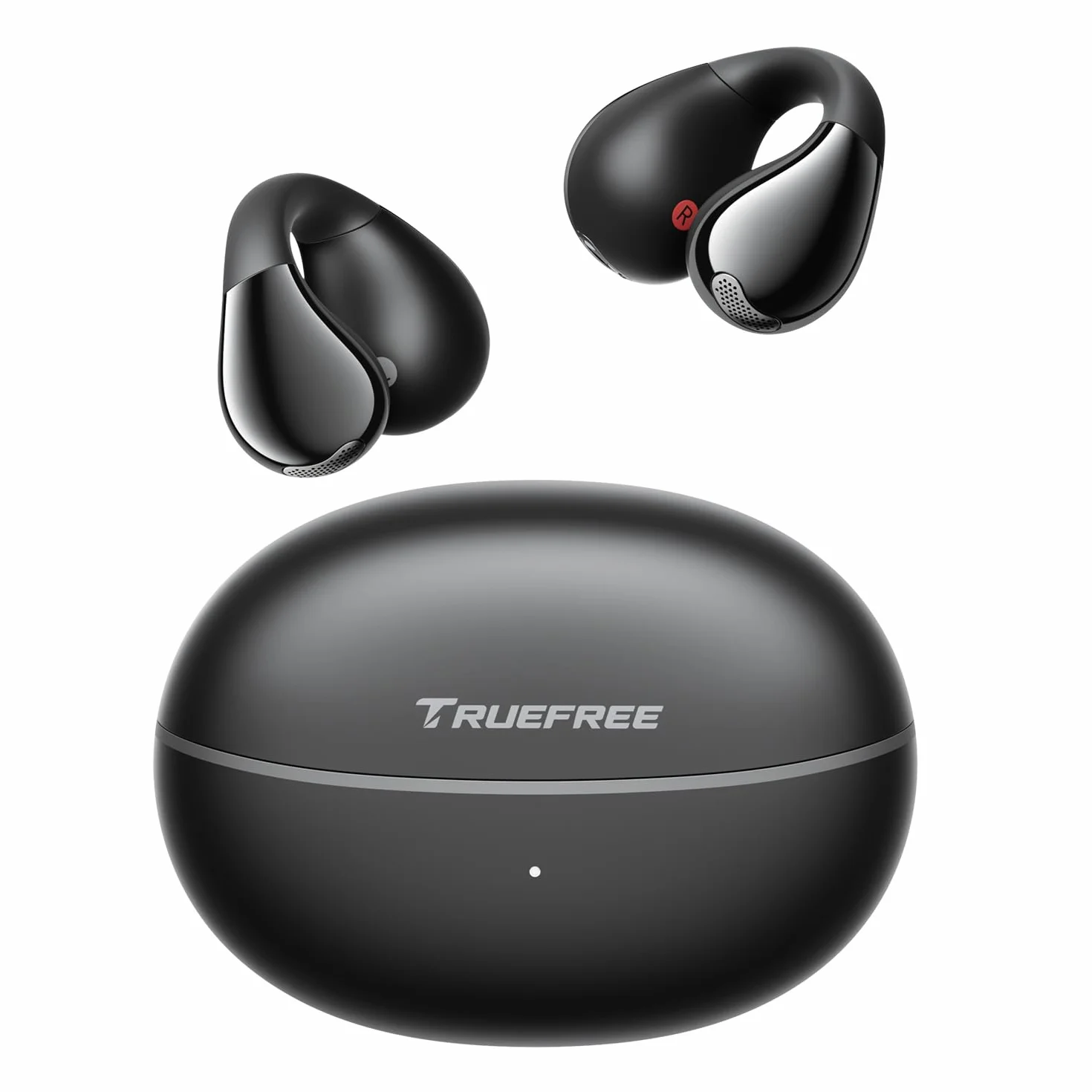 Truefree B1 Clip-On Bezprzewodowe Słuchawki Otwarte 10,8 mm Podwójny Magnetyczny Driver Dźwięk Przestrzenny 25H Czas Gry Połączenie Multipoint AI-ENC
