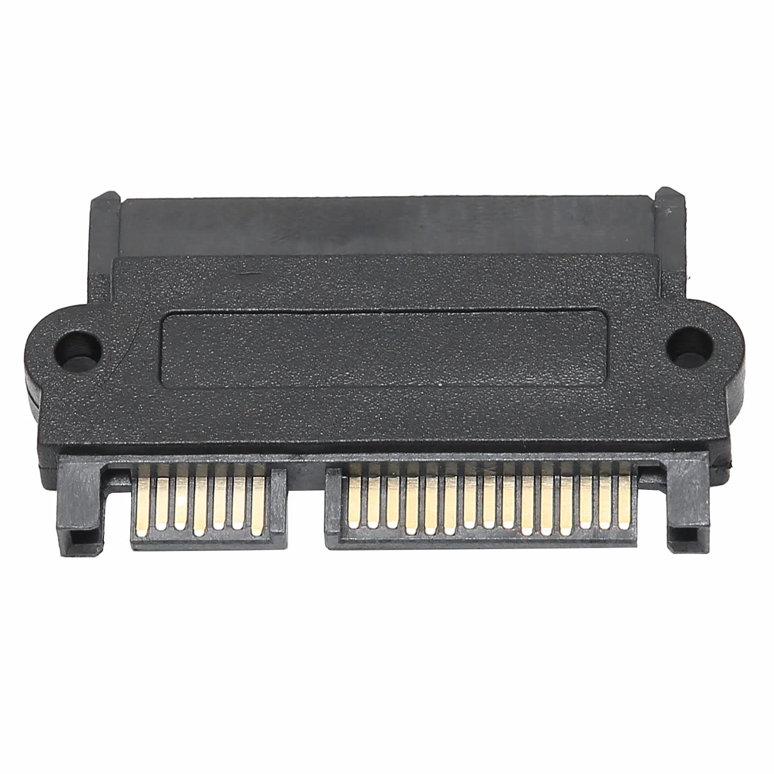 Konwerter SFF-8482 SAS na SATA 15PIN Czarna Obudowa Plastikowa