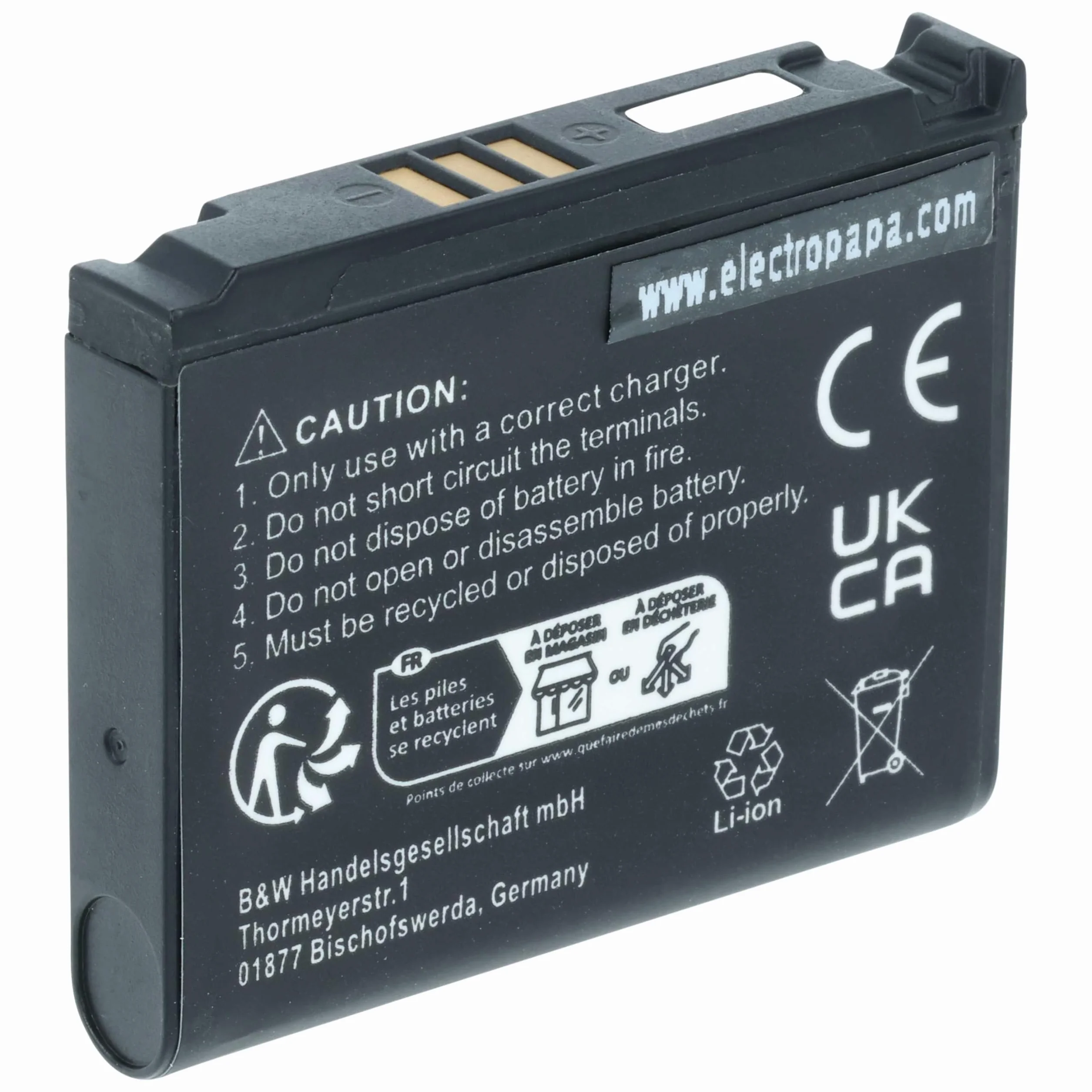vhbw akumulator litowo-jonowy 800 mAh 3,7 V do telefonów komórkowych, smartfonów Samsung SGH-J208, SGH-L170, SGH-L770, SGH-L810, SGH-L810v, SGH-U800 zastępuje AB653039CE