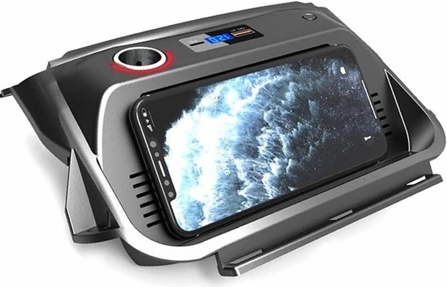Ładowarka samochodowa bezprzewodowa Being Up, do Toyoty, do Corolli, 2019-2021 Panel ładowarki samochodowej QI Wireless Pad do ładowania telefonu 15 W Wszystkie telefony zgodne z Qi Bezprzewod