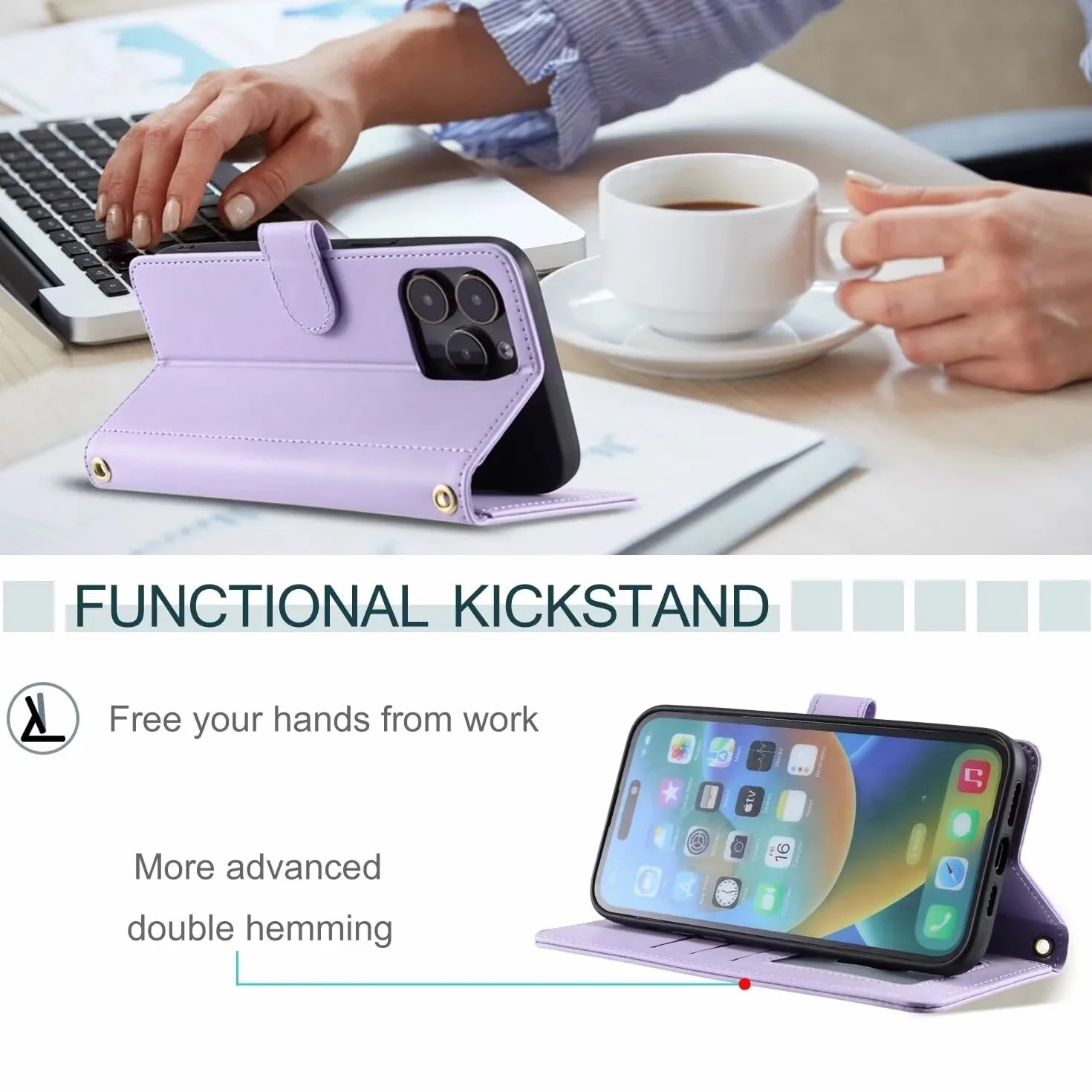 Generic etui kompatybilne z iPhone XR (kolor: miętowy) skóra premium silikonowy portfel z klapką magnetyczne etui z klapką