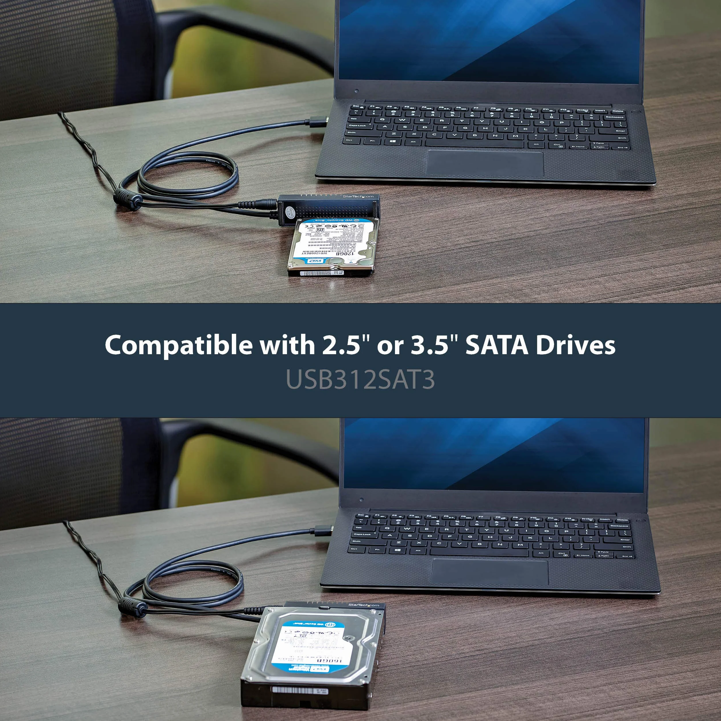 StarTech.com adapter USB-C na VGA, konwerter USB typu C na VGA, kolor biały