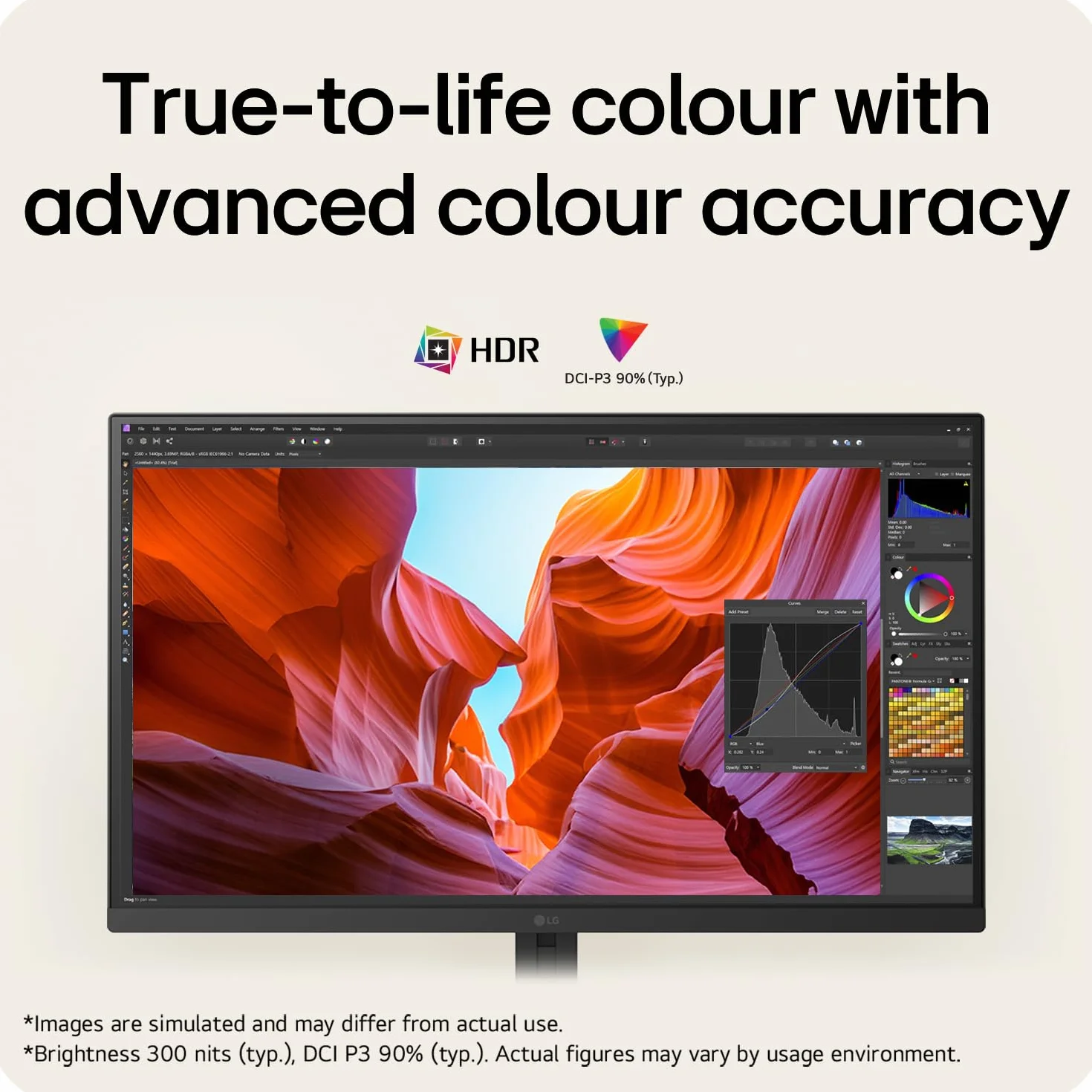 LG UltraFine 27U730B-B - U7 Series - LED monitor - 27 - 3840 x 2160 4K UHD [2160p] @ 60 Hz - IPS - 300 cd/m� - 1000:1 - HDR10 - 5 ms - HDMI, DisplayPort, USB-C