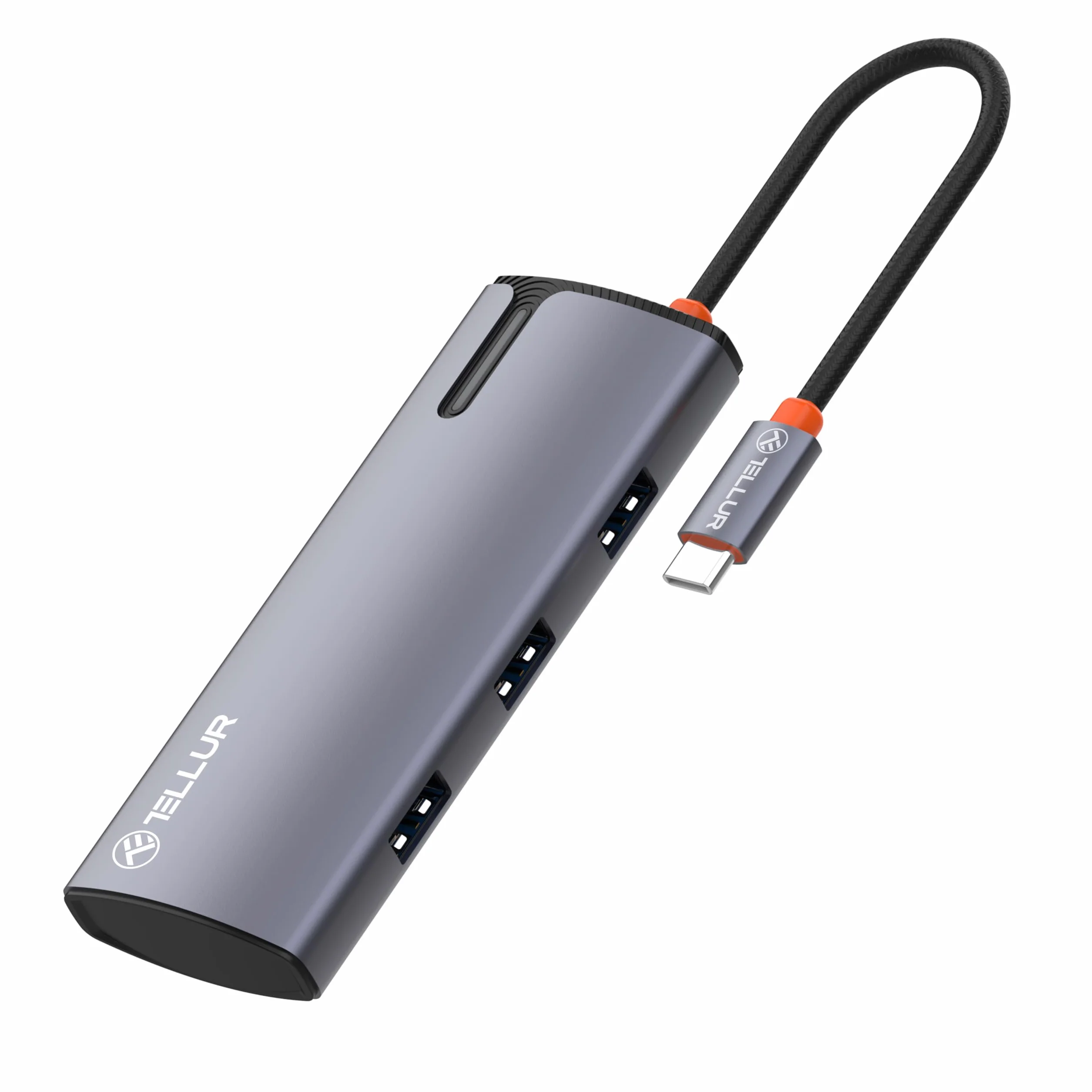 Tellur Hub USB-C, PD 3.0 100 W, HDMI, 3X USB 3.0