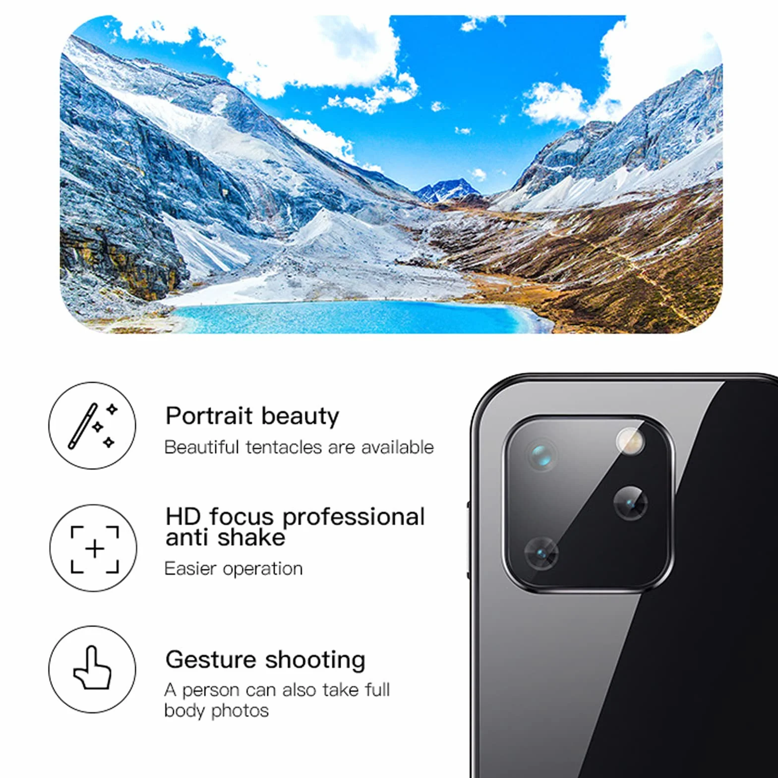 Odblokowany Mini Smartfon 2,5 Cala, Lekki Ekran Dotykowy HD 3G WiFi GPS 1 GB 8 GB Czterordzeniowy Telefon Komórkowy z Systemem Android, dla Dzieci Pracujących Telefon Zapasowy(Czarny)