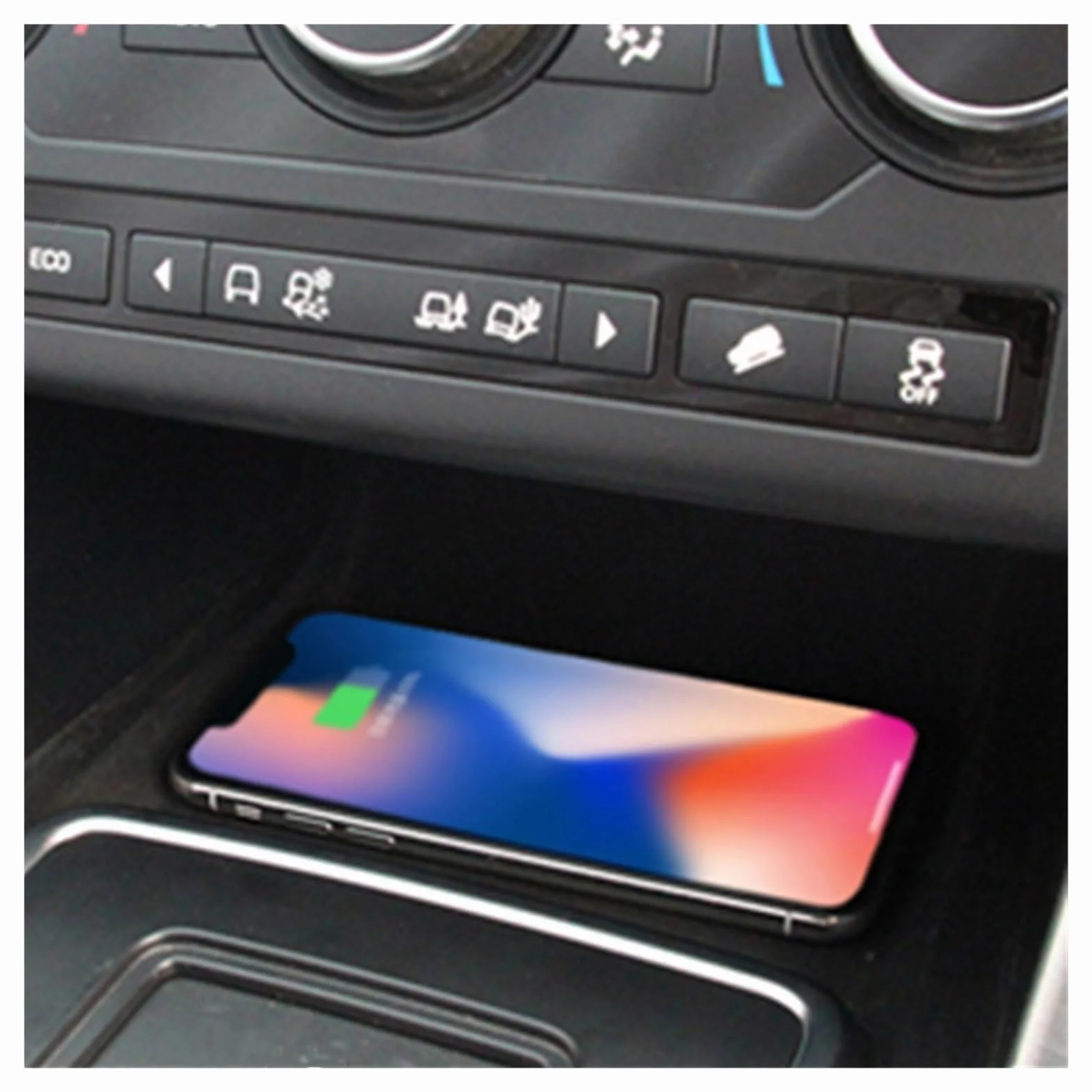 Bezprzewodowa ładowarka samochodowa QI, dla Hyundai, Tucson 2015 2016 2017 2018 2019 15w szybka ładowarka do telefonu ładowanie Palte Pad uchwyt do ładowania Samochodowa płyta ładująca