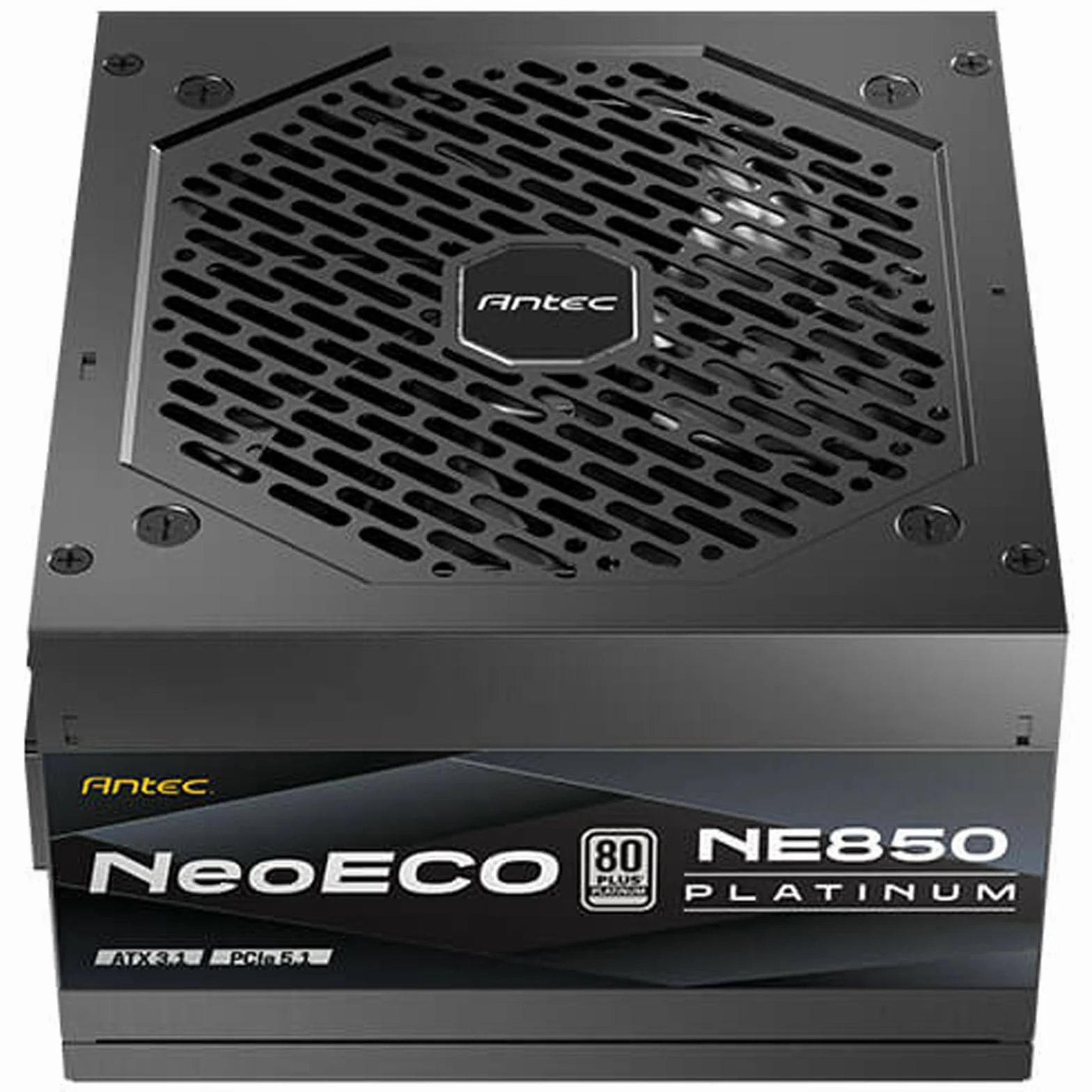 ANTEC NE850P EC PC-zasilacz 850 W, czarny | Obsługa ATX 3.1 i PCIe-5.1 z natywnym złączem 12 V-2x6