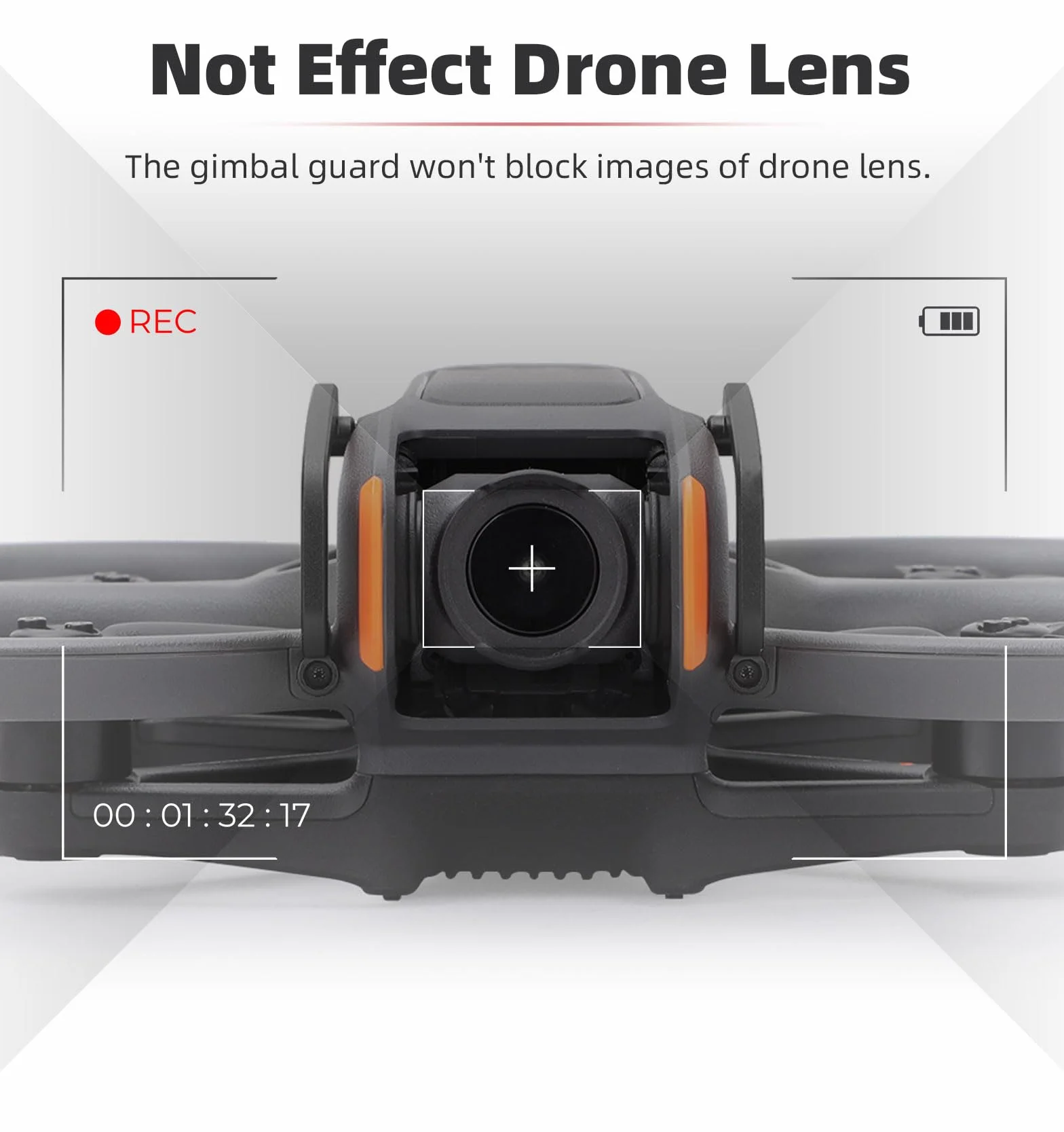 Zderzak Gimbal kompatybilny z akcesoriami do dronów DJI Avata 2, osłona obiektywu PTZ, zderzak ze stopu aluminium, antykolizyjna osłona kamery (czarny)