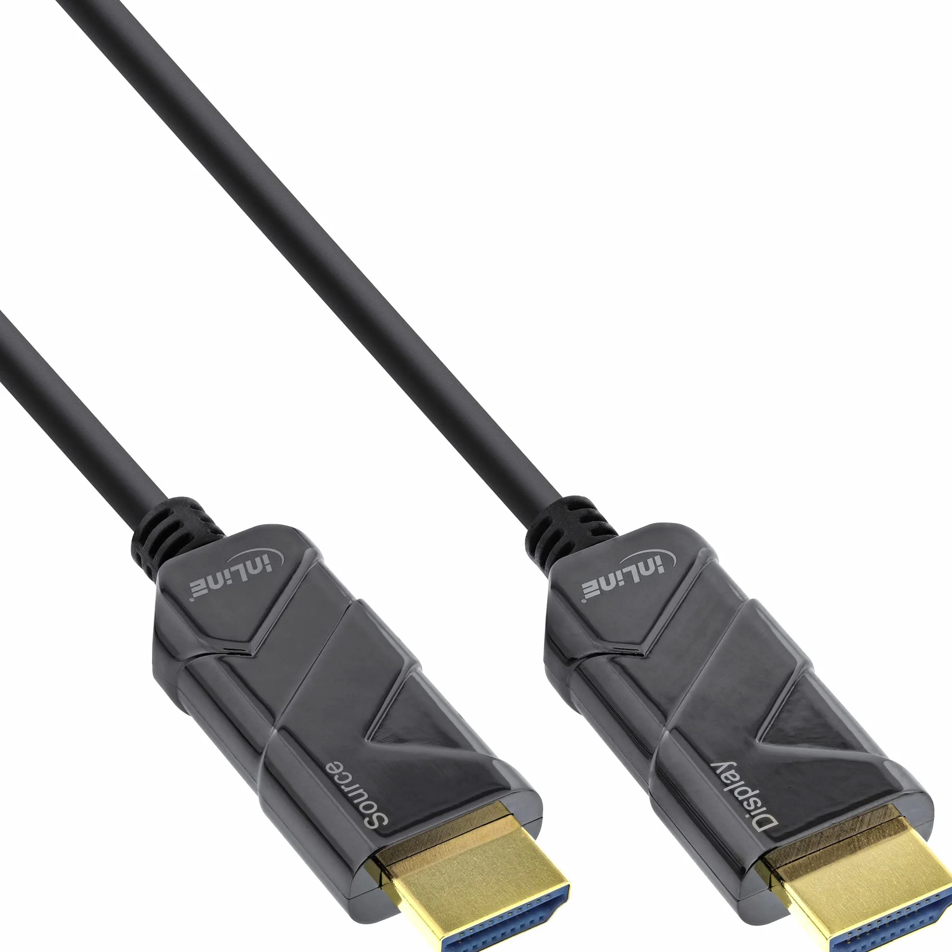 InLine® Kabel HDMI AOC, kabel Ultra High Speed HDMI, 8K4K, czarny, 30 m