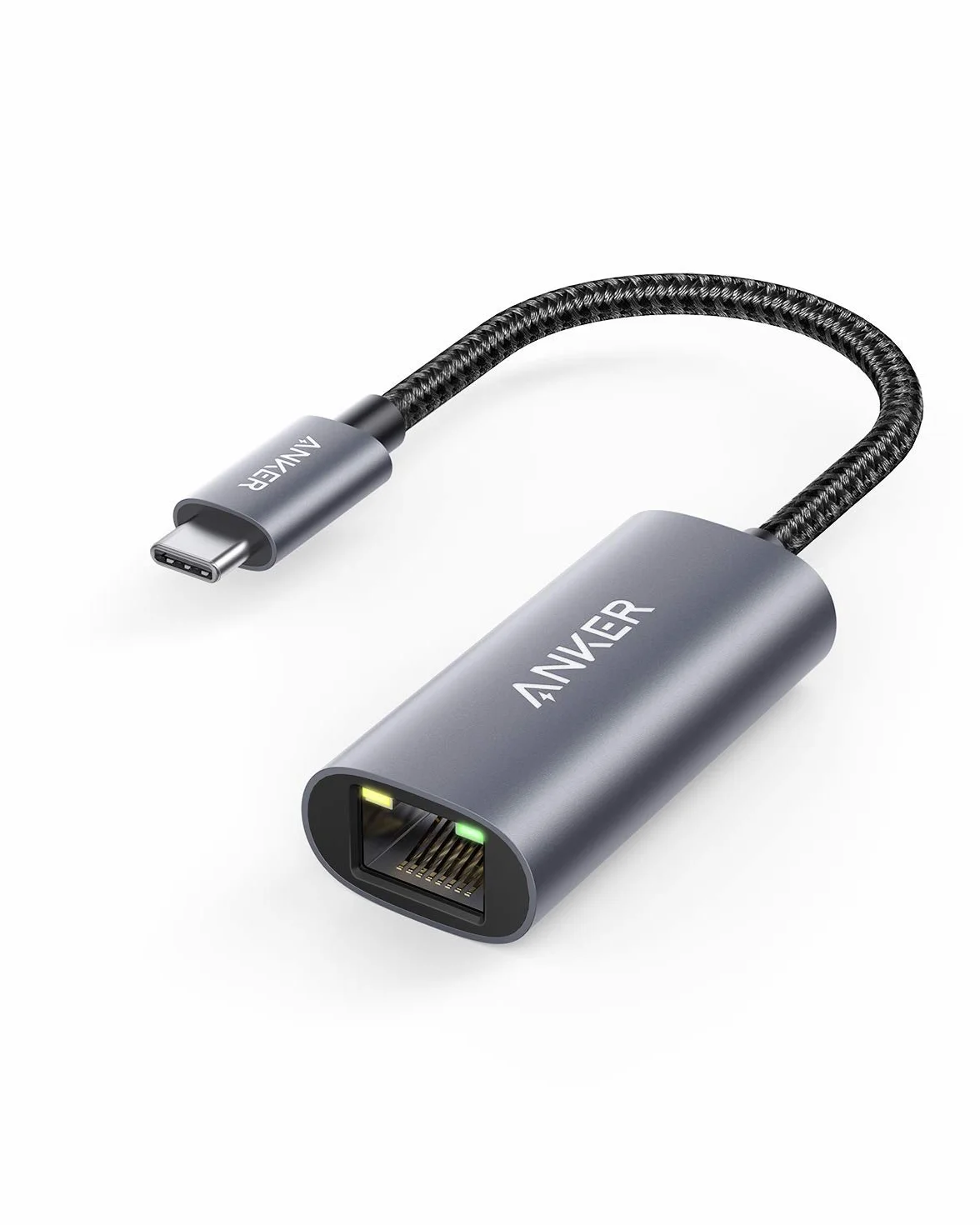 Anker Adapter PowerExpand USB-C na Gigabit Ethernet, aluminiowa kompaktowa konstrukcja USB-C adapter Ethernet do MacBook Pro, MacBook Air 2018, iPad Pro 2018, XPS i wielu innych