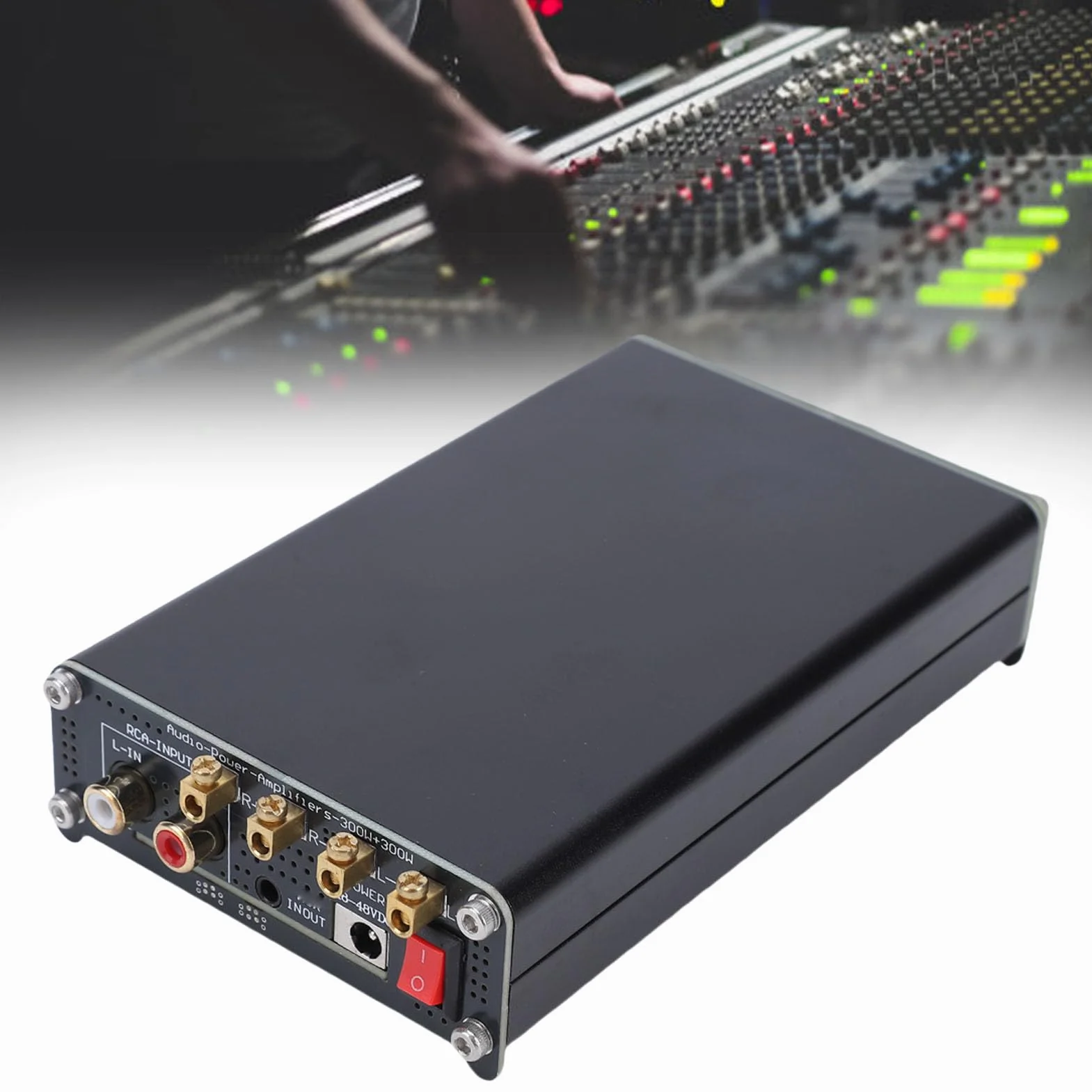 Socobeta Wzmacniacz Mocy HiFi o Wysokiej Wydajności Klasy D 300Wx2 do Domowego Systemu Dźwiękowego Mały Projekt Stereo