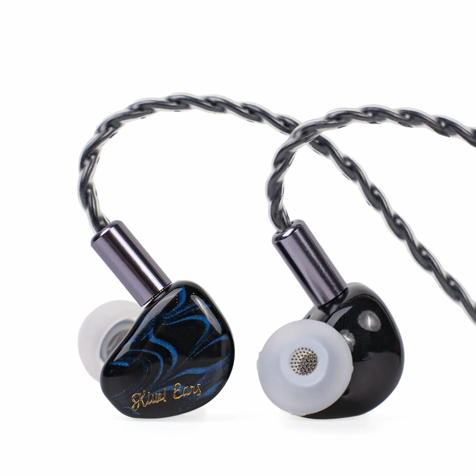 Kiwi Ears Cadenza w monitorze usznym, 10 mm beryllium Dynamic Driver IEM, przewodowe słuchawki HiFi Studio z wnęką drukowaną 3D, odłączany 2-pinowy kabel IEM 3,5 mm dla audiofilów