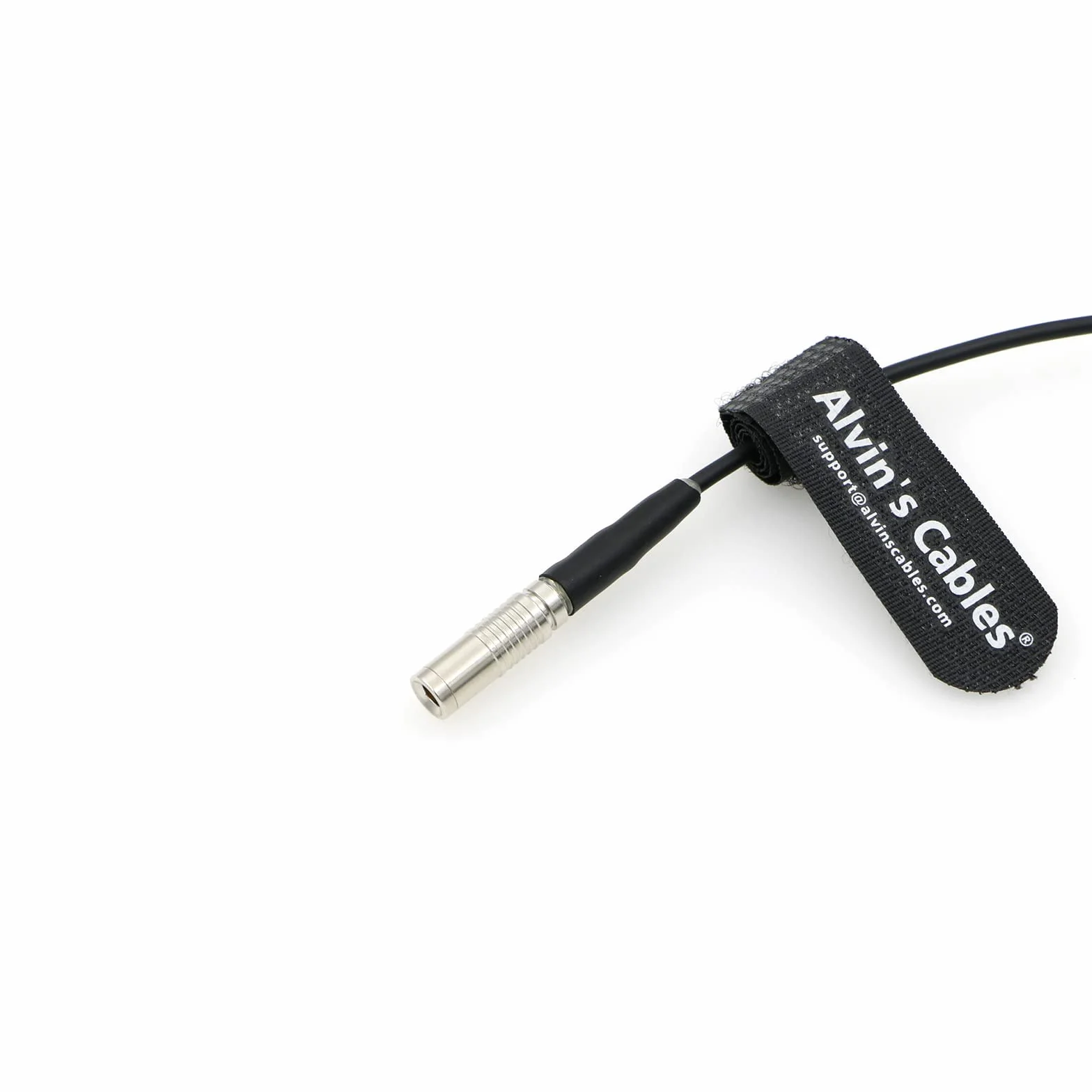 Alvin's Cables Timecode Kabel do Canon R5C DIN 1.0/2.3 do blokowania 3,5 mm TRS 90 stopni kod czasu przewód kompatybilny z Deity TC-1