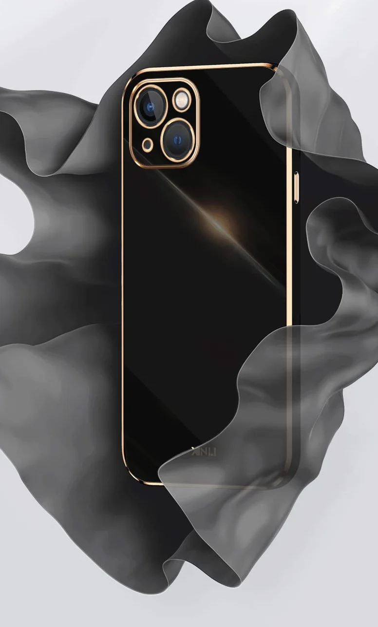 RankOne Etui na telefon jest odpowiednie dla HONOR Magic6 Pro 5G (6,8 cala), etui na telefon komórkowy z silikonową ramą galwaniczną - białe