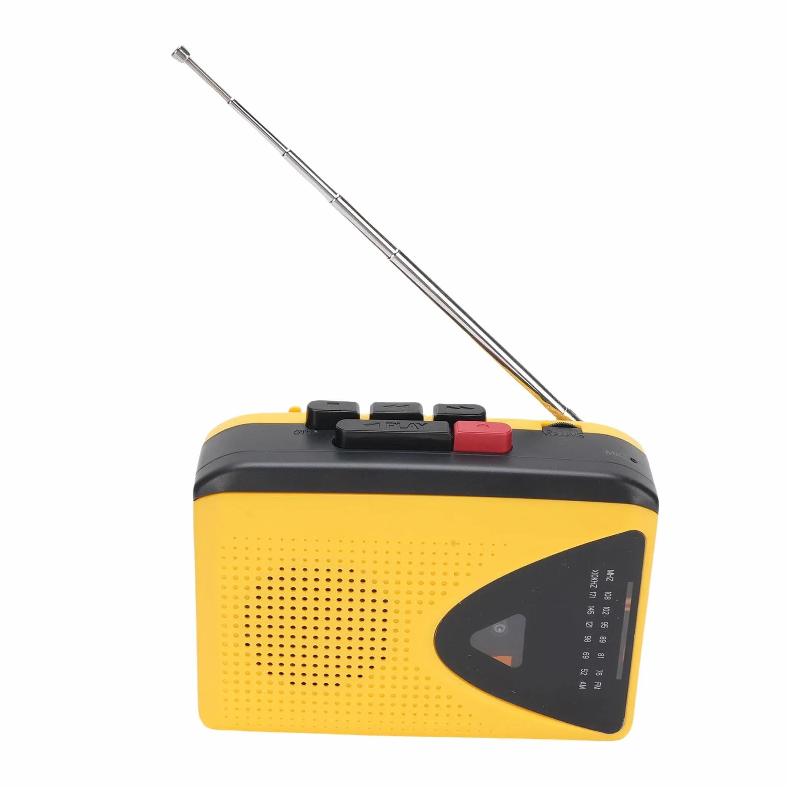 Retro Bluetooth Cassette Player & Recorder Portable z Radiem AM/FM, Wbudowany Głośnik, Gniazdo Mikrofonowe i Słuchawkowe, Zabytkowe Odtwarzacz w Stylu dla Miłośników Muzyki,
