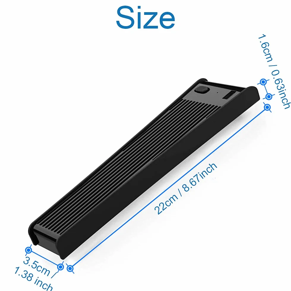 MMOBIEL 3 Zewnętrzne wentylatory chłodzenia z USB 3.0, kompatybilne z PlayStation 5 (PS5) i PS5 Digital Edition, Black, w tym USB 3.0-Port [gra wideo]