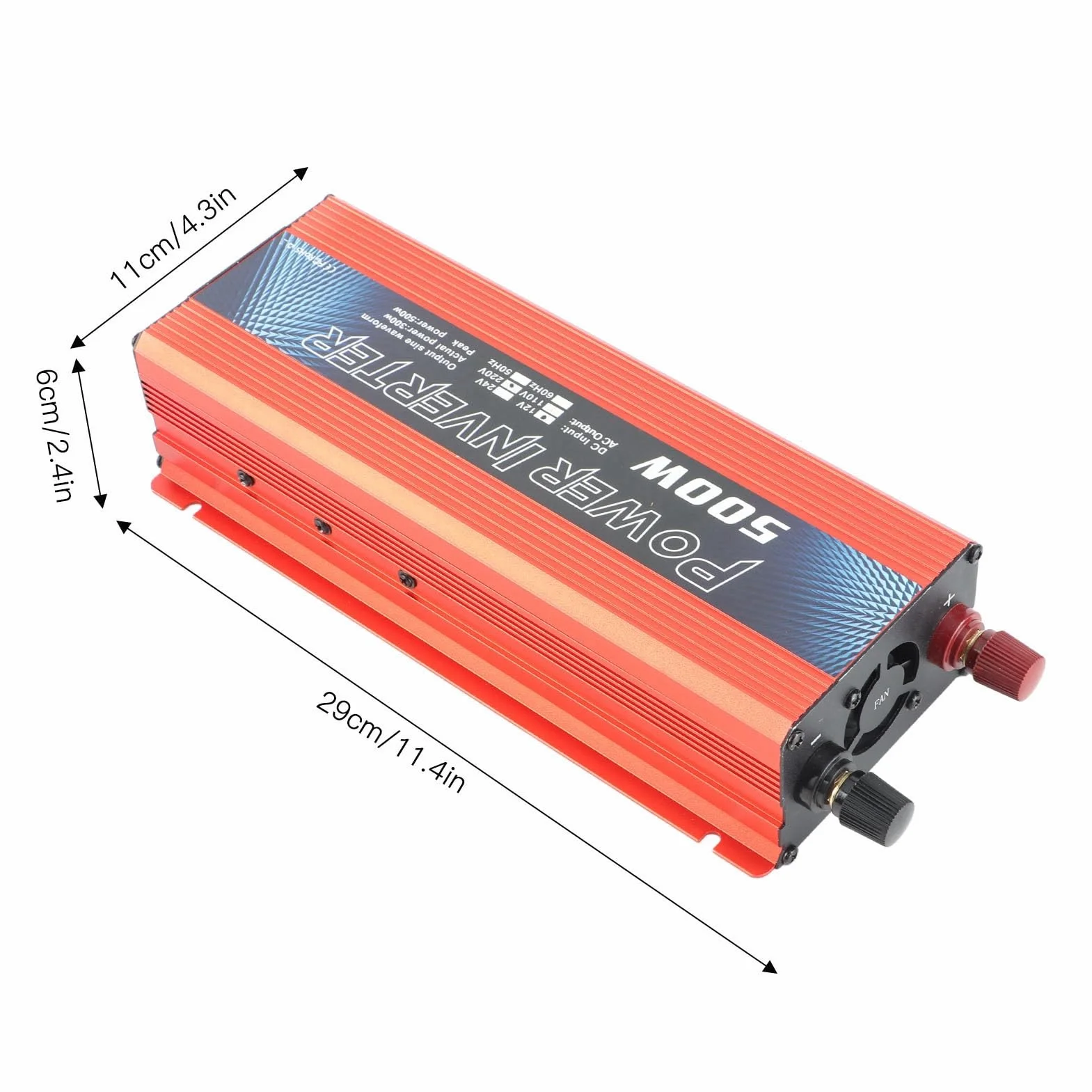 PZetWornik Zasilania Samochodowego, 3000W DC 12V Do AC Sine Faliness Converter, Gniazdo AC Port USB Ładowarka Samochodowa Z WenTylatorem ChłoząCym Do Samochodowego (220V)