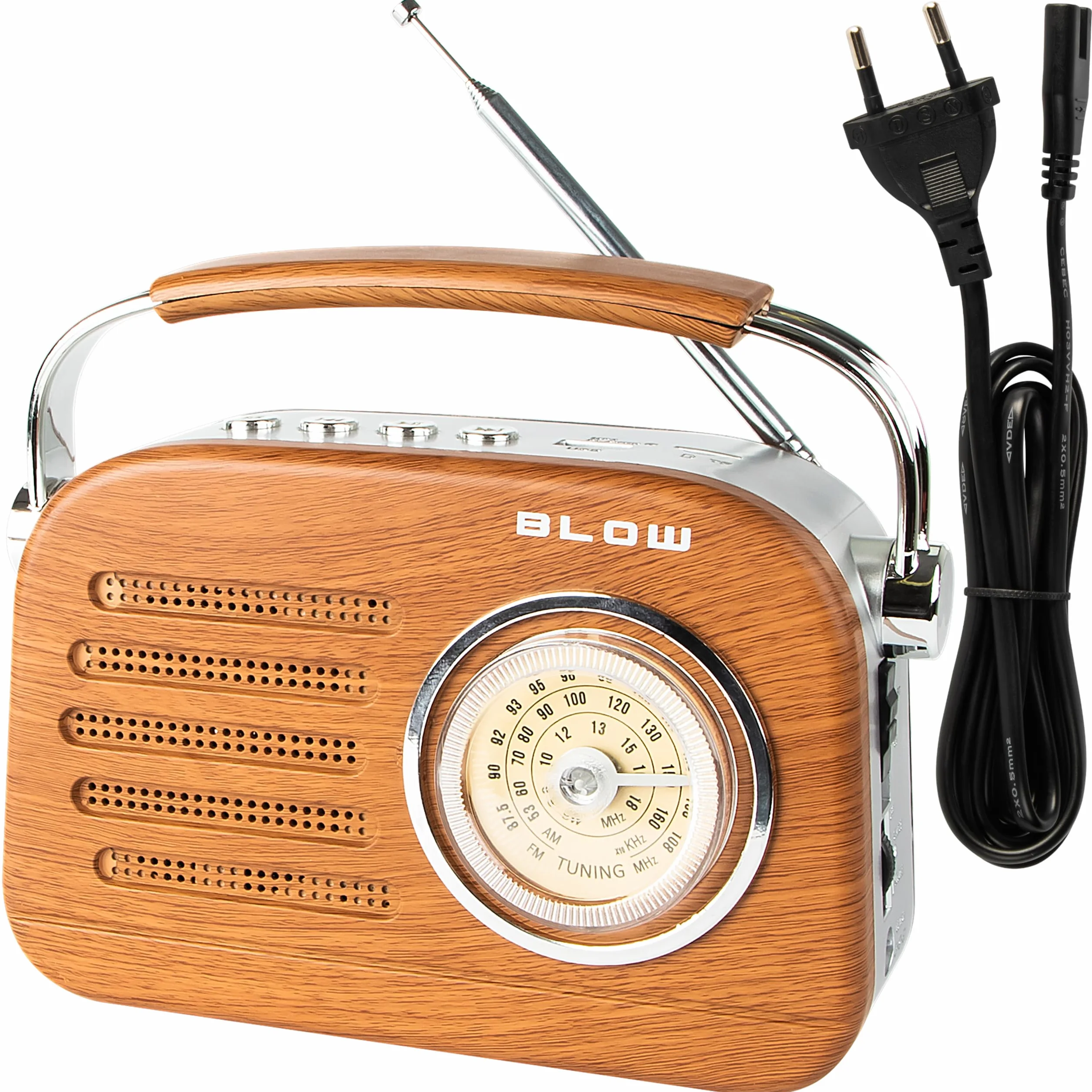 RADIO KUCHENNE RETRO BLUETOOTH SIECIOWE NA BATERIE