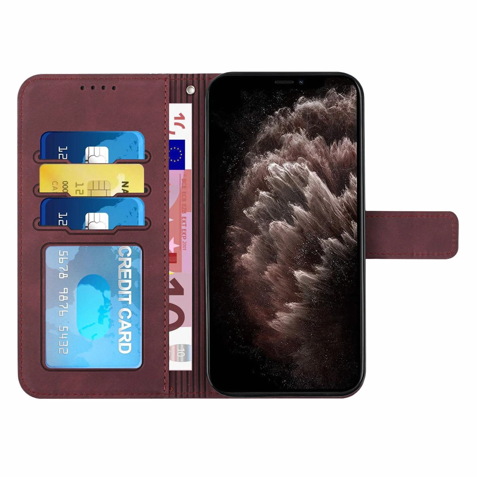 Etui do Samsung Galaxy S22 / S22 Plus/S22 Ultra, etui portfelowe ze skóry PU z uchwytem na karty, podpórka, pasek na nadgarstek, etui z klapką folio na telefon, zielony, S22 6,1 cala