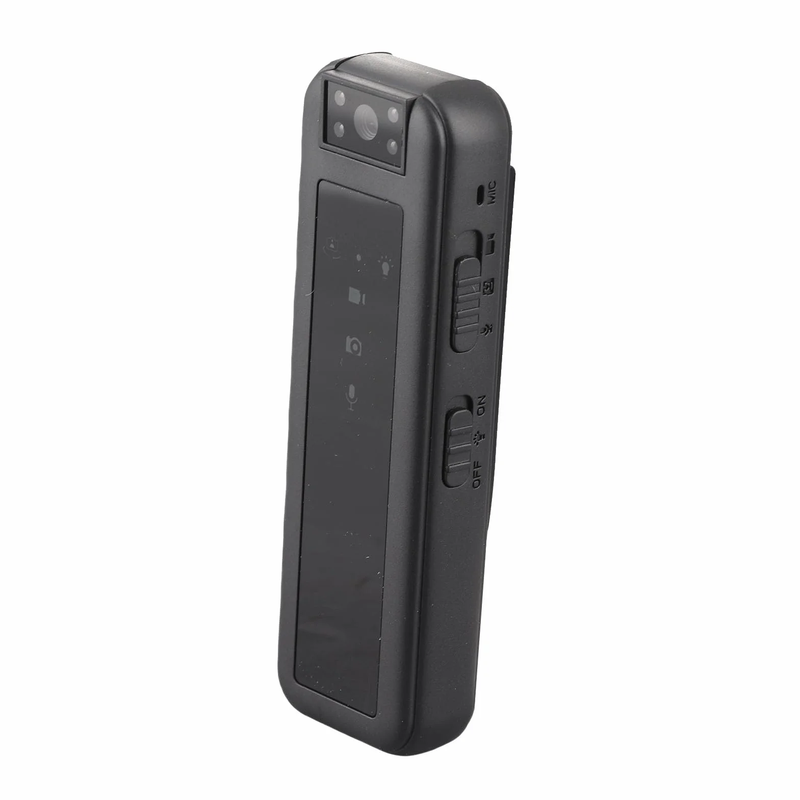Mini Kamera na Ciało, Wielofunkcyjna Kamera Noktowizyjna 1080P Poręczna Przenośna Kamera, Kamera z Tylnym Klipsem, do Biura Biznesowego Sporty na świeżym Powietrzu