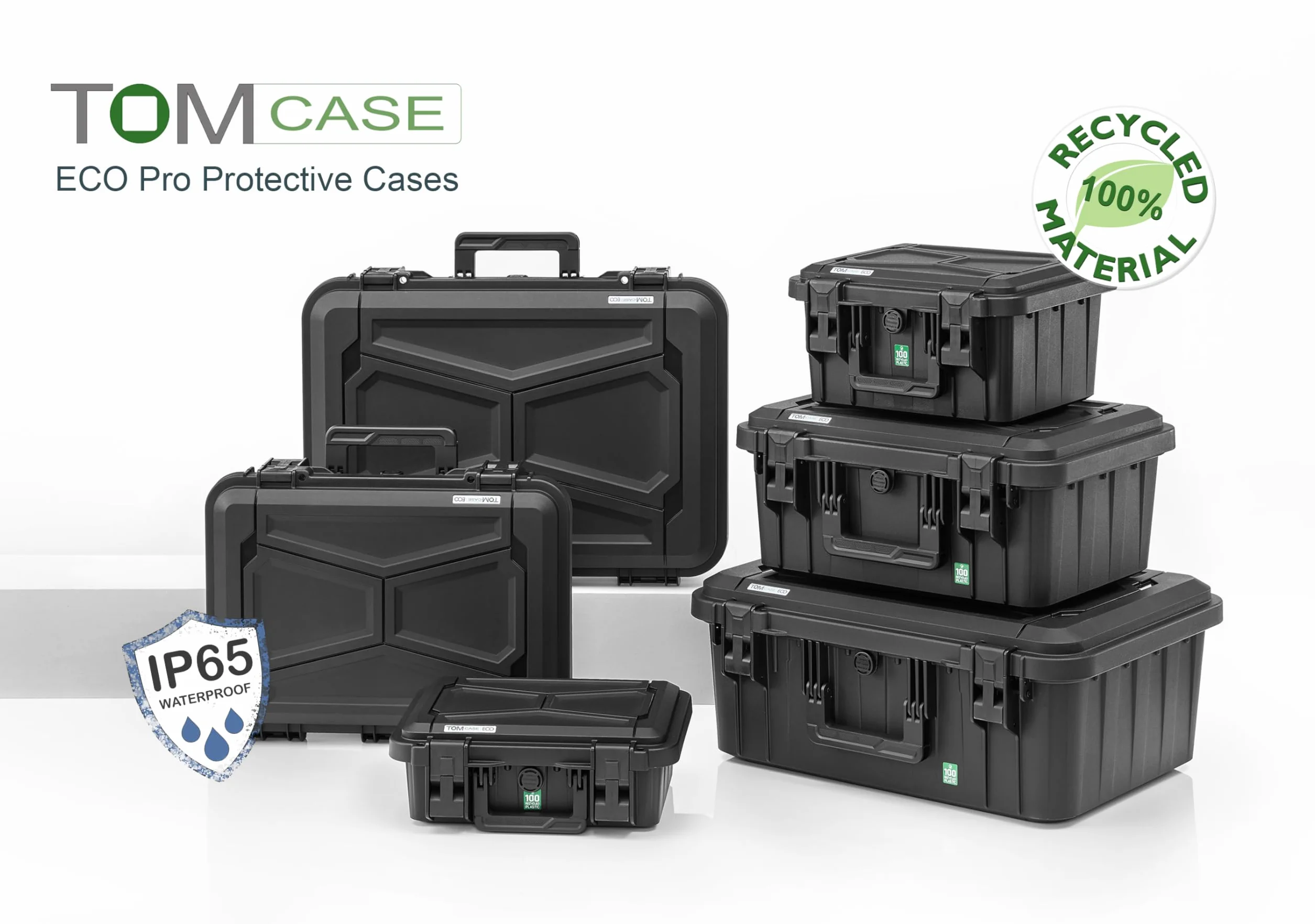 TOMcase Torba na drony „Travel Edition” dla DJI Mavic 4 Pro, Fly More/Creator Combo, z RC2/RC Pro 2 – Twarda obudowa, wodoodporny eko-pokrowiec – Wyprodukowano w Niemczech