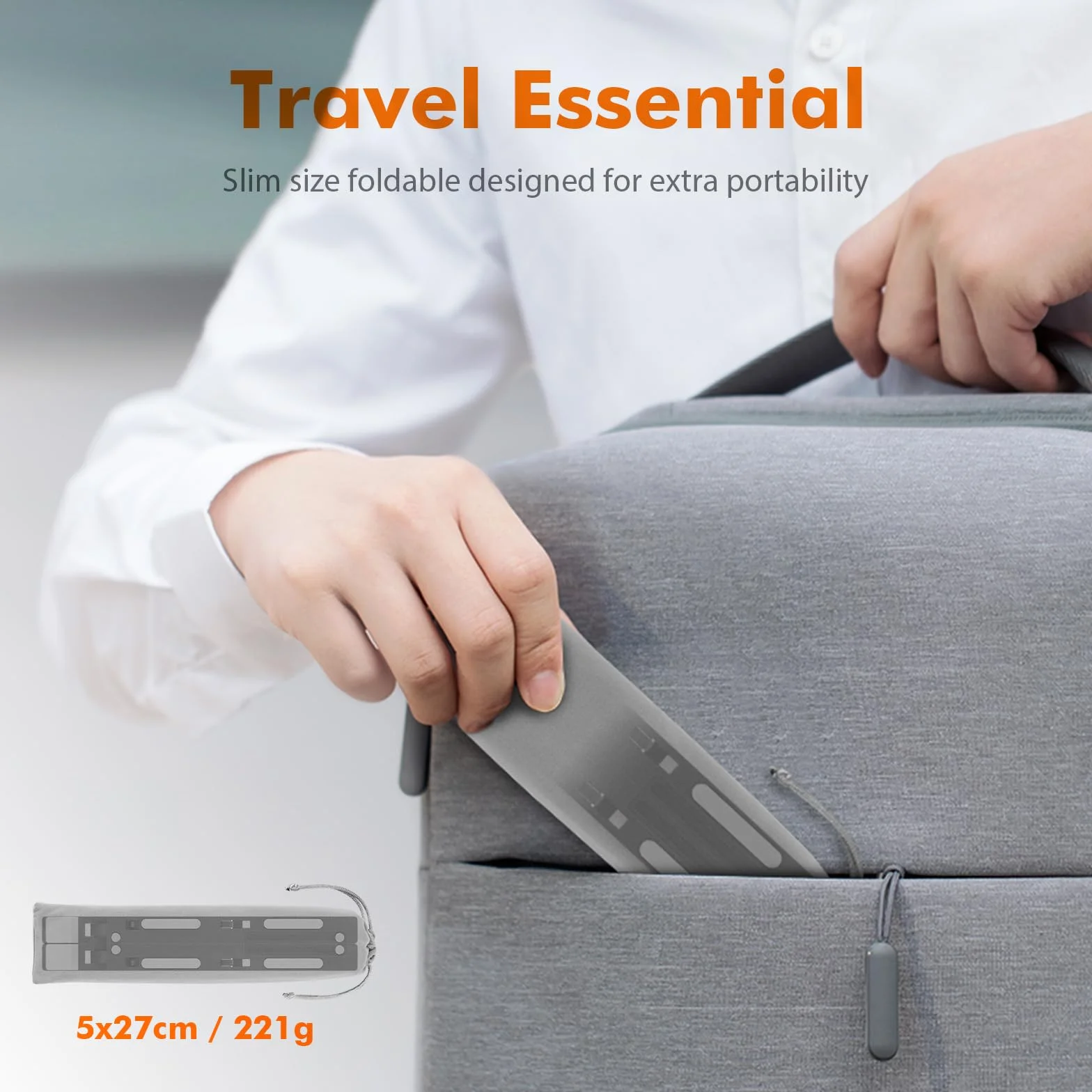 GRIFEMA GB1054B Podstawka pod Laptopa,Model Biurkowy, z Regulacją Wysokości, Przenośna, 6 pozycji nachylenia, odpowiednia dla laptopów i tabletów o przekątnej ekranu od 10 do 17,3 cala – Czarna