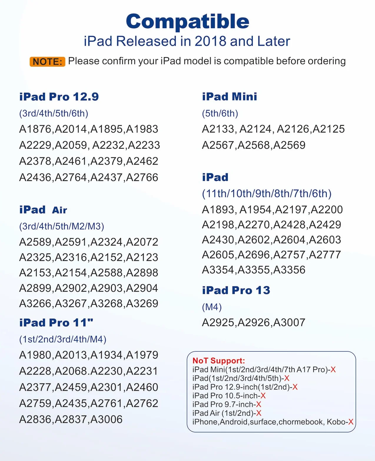 Rysik do iPad 9th i 10th Generacji,Długopis Milikilo z Uchwytem na Ołówki, Odrzucenie Dłoni,do Air11 i Air 13" (M2/M3),iPada Pro 12.9 i 11 (M4),iPads 6th-11th,Rysik do iPad 2018-2025 (White)