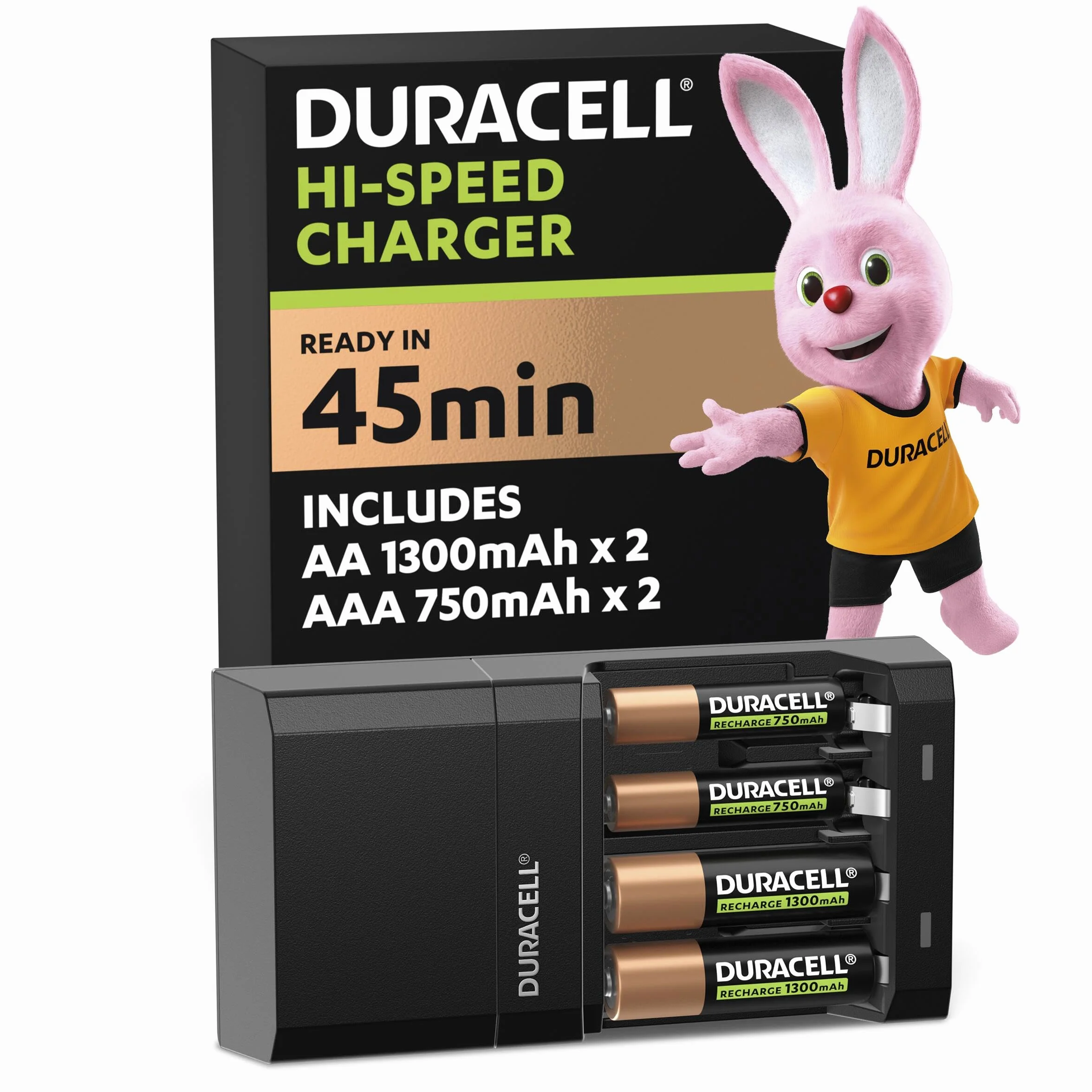 Duracell - Ładowarka do baterii 45-minutowa, 1 szt.