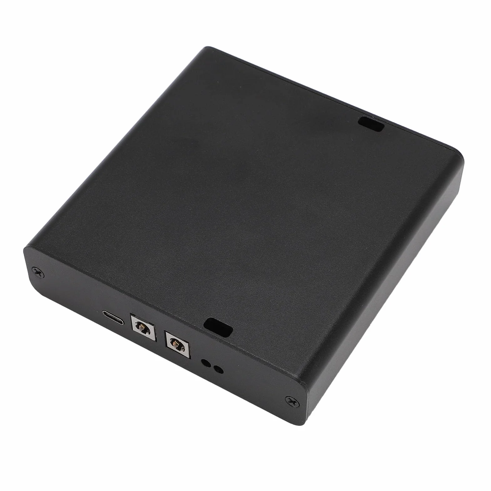 Demeras Zasilacz Liniowy z Pochłaniaczem Szumów, Wewnętrzny Dodatni Ujemny Zewnętrzny Filtr Prądu Stałego 5–24 V Plug and Play Zasilacz Liniowy 603370uf Stop Aluminium do Systemu Audio