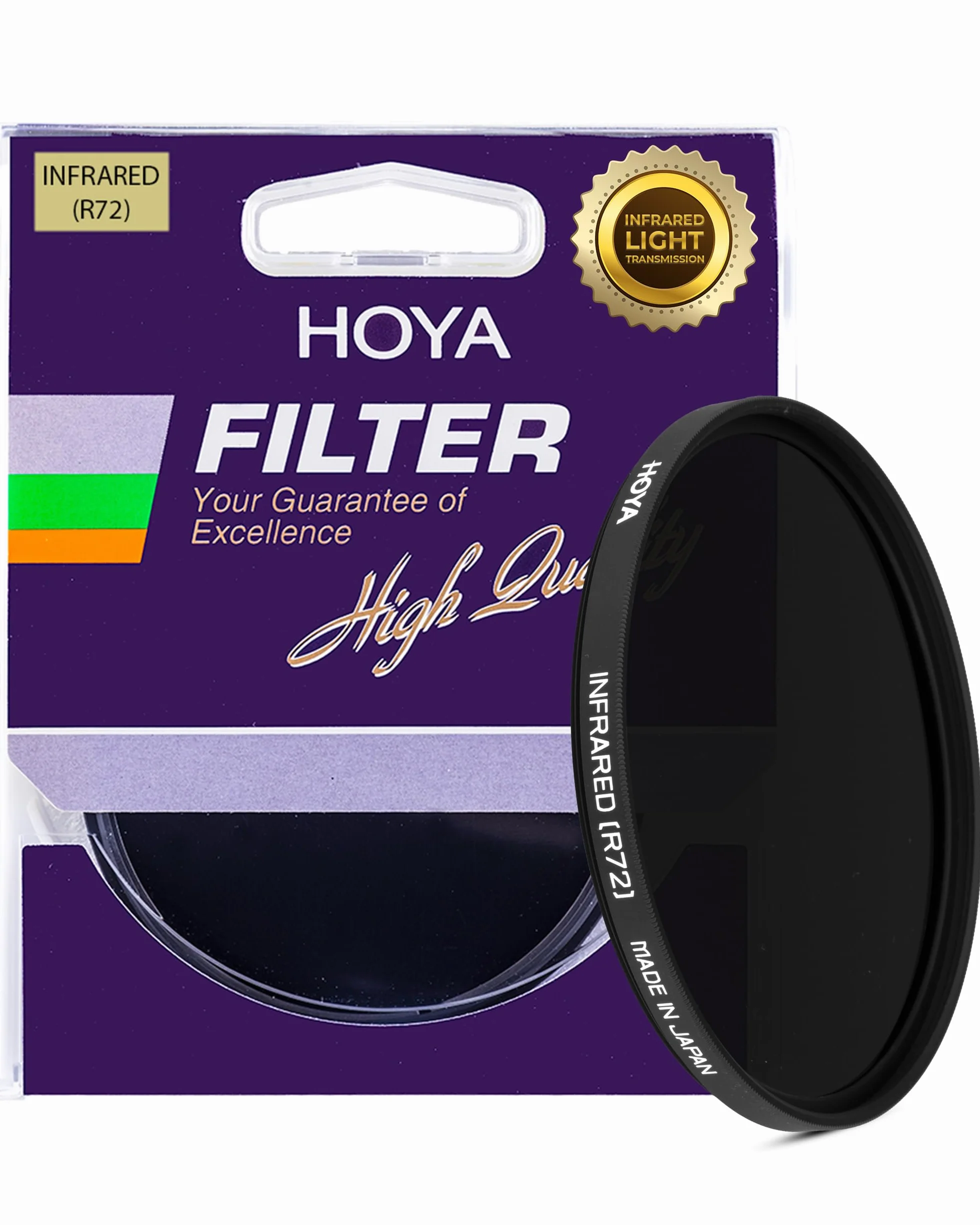 Hoya 82 mm filtr na podczerwień R72 do obiektywu