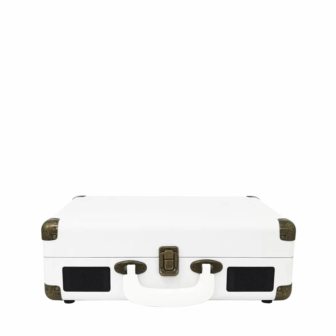 Gramofon z głośnikiem PRIXTON VC400, gramofon z Bluetooth i funkcją kodowania, odtwarzacz winylowy, radio FM i port USB, 33/45/78 obr./min, biały