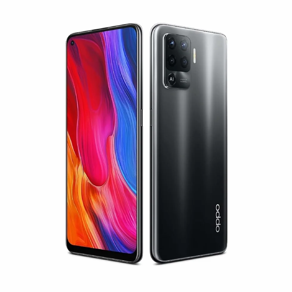 OPPO A94 5G - 8 GB di RAM e 128 +Smartphone senza SIM di archiviazione estensibile (48 MP AI Quad Camera, 6,4 'schermo AMOLED, 30 W ricarica veloce) - Nero Fluido