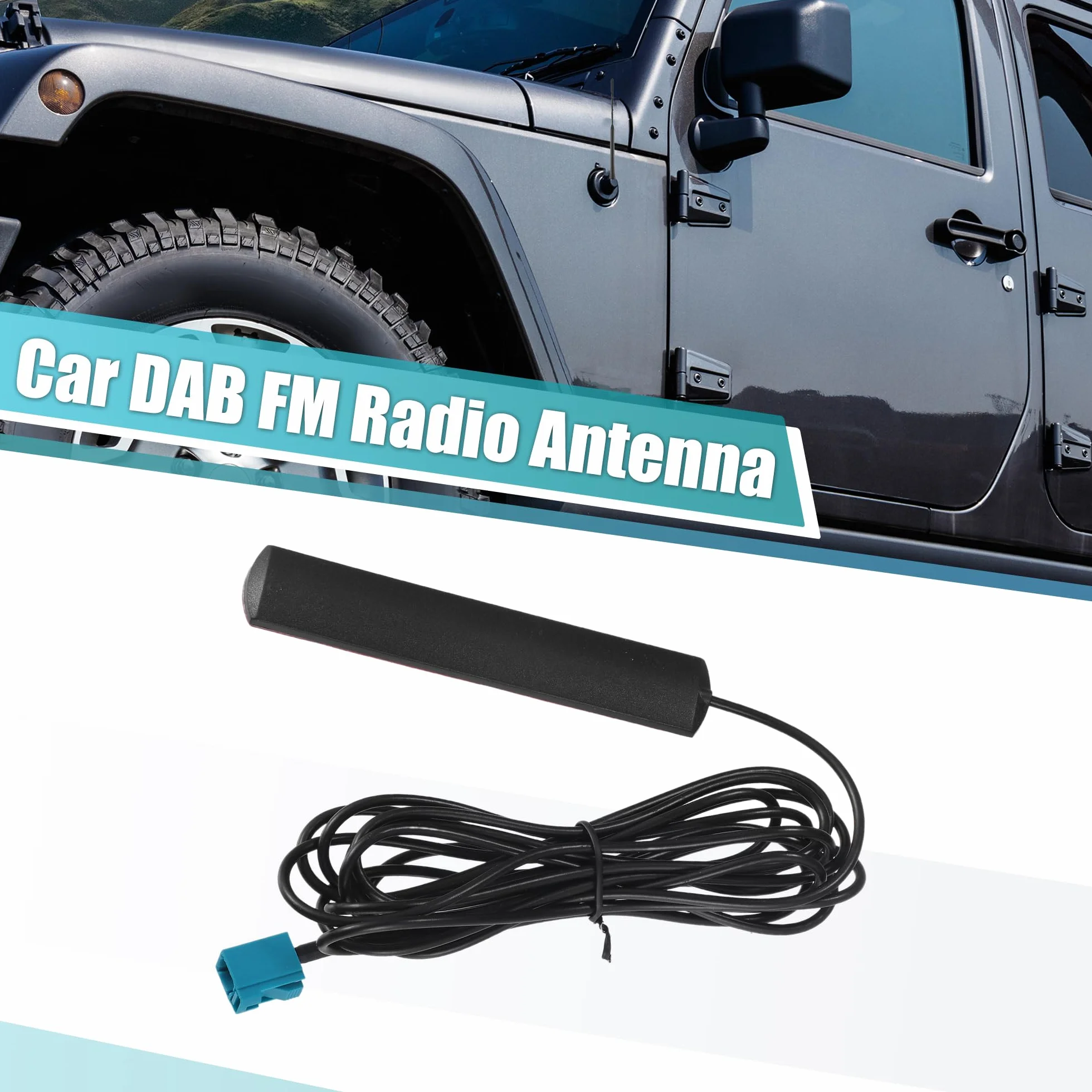QUARKZMAN Dab FM antena stereo antena radiowa Adapter Fakra Z do radia samochodowego