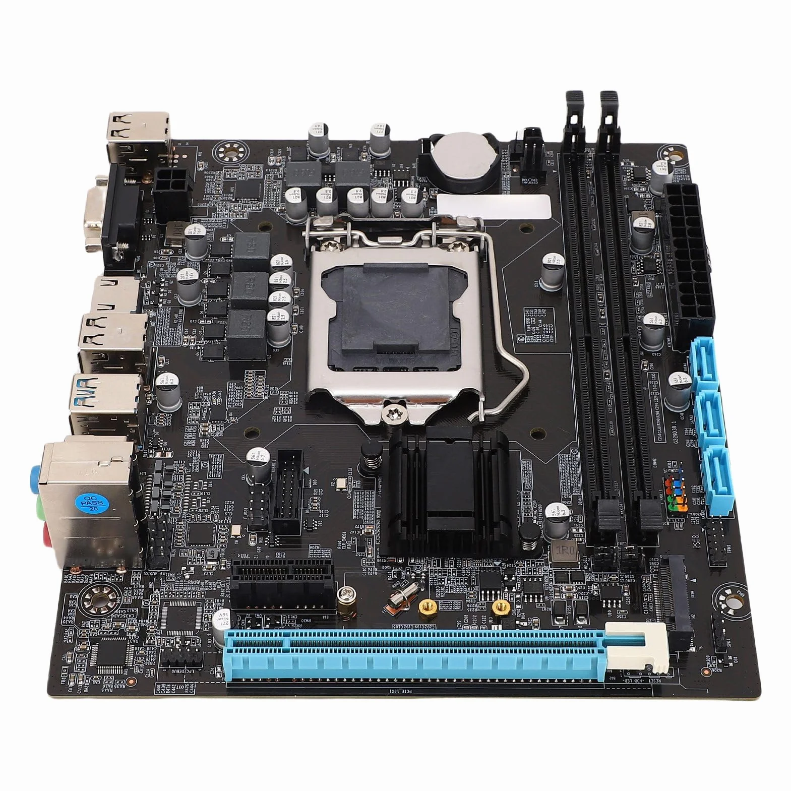Płyta Główna H110, Płyta Główna LGA 1151 z 2 -kanałowymi Szczelinami Pamięci DDR4, M.2 NVME NGFF Serial, ATA3.0 i Pors ATA2.0 PCIE, na 6 7 8 Generacji Procesora 14nm
