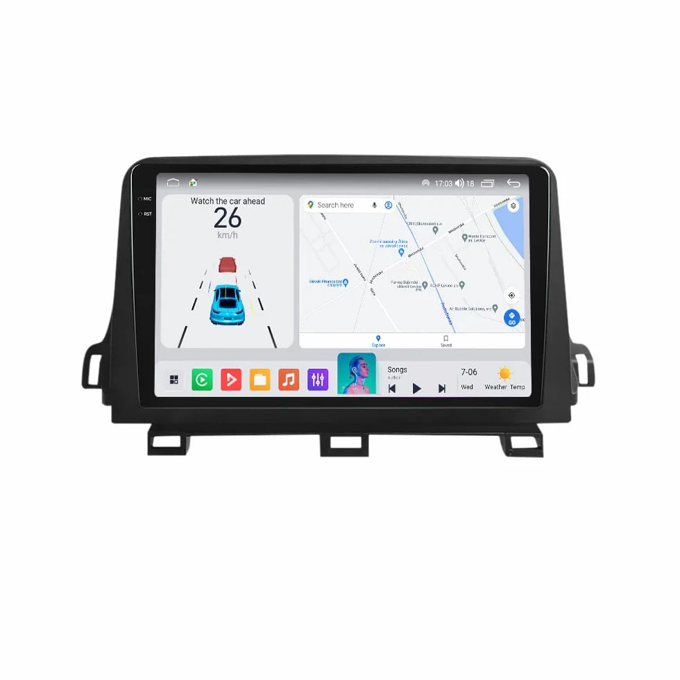 M6 pro3, Android 15.0 Stereo zamiennik dla MG HS 2018-2021 Radio samochodowe z nawigacją GPS 10-calowy przenośny odtwarzacz multimedialny DVD Odbiornik FM BT z Android Auto CarPlay