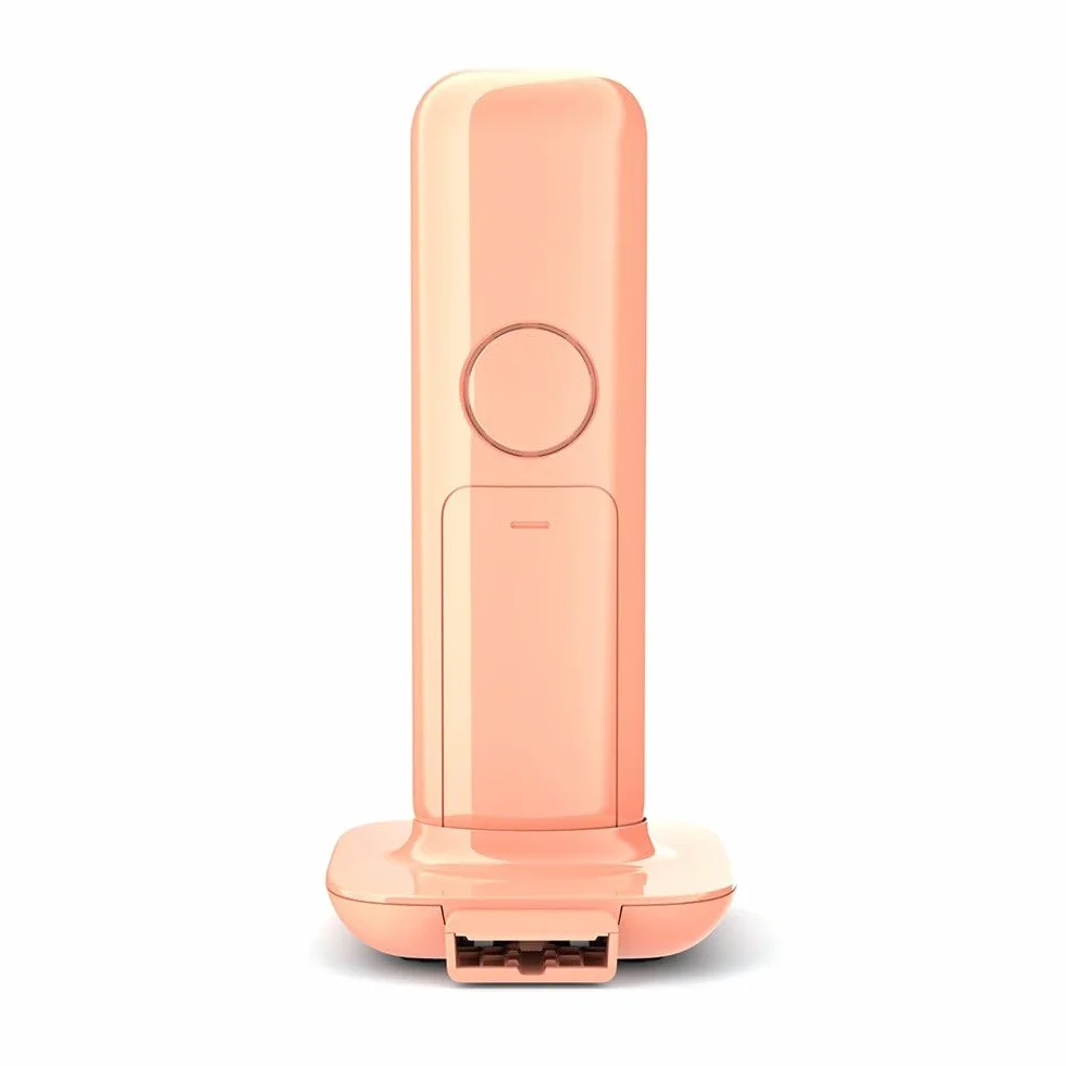 Gigaset CL390HX - designerska słuchawka DECT ze stacją ładującą – bezprzewodowy telefon do routera i bazy DECT – kompatybilny z Fritzbox – funkcja bezpośredniego wyboru – ochrona przed niechcianymi połączeniami, kantalupa