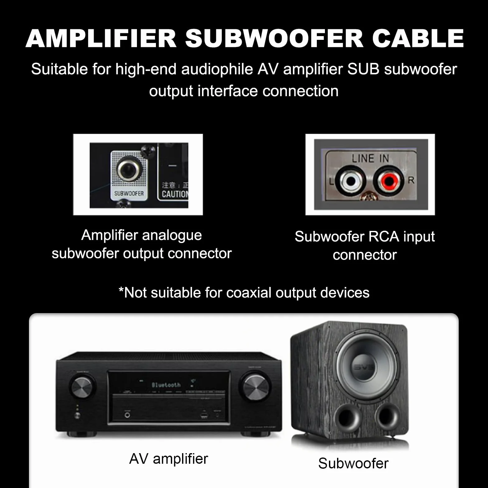 Impeto High End Audiophile kabel audio 1 cinch na 2 cinch Y, S-OCC 1 RCA na 2 RCA cinch, stereo kabel audio do telewizora, komputera, telefonu komórkowego, odtwarzacza MP3, głośnika, kina domowego