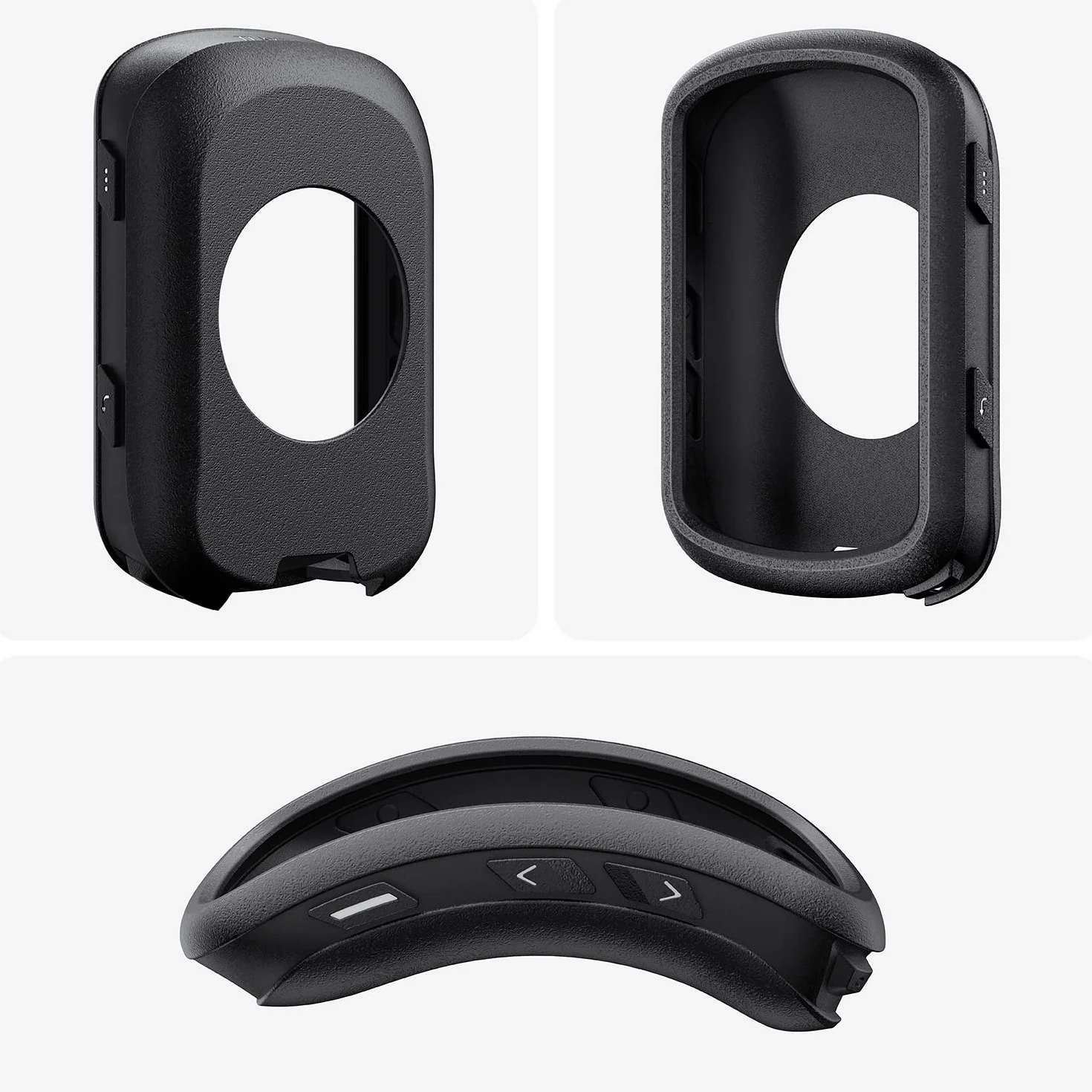 TUSITA Silikonowe Etui Kompatybilny z Garmin Edge 540 | 540 Solar | 840 | 840 Solar - Czarny