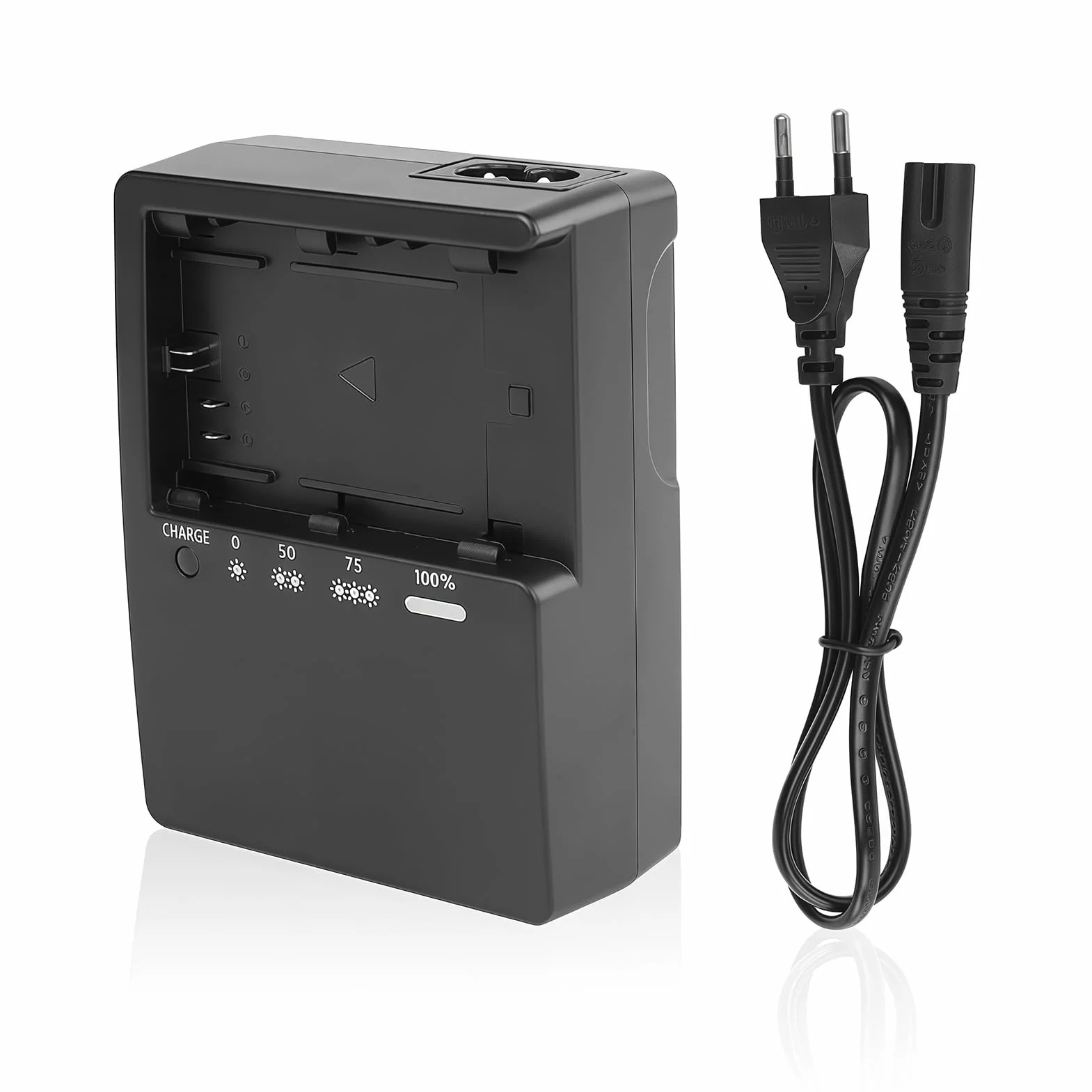 LC-E6 szybka ładowarka kompatybilna z Canon LC-E6, LC-E6E LP-E6 LP-E6N LP-E6NH akumulator, uniwersalna ładowarka do aparatu Canon EOS R5 R6 5D Mark III 6D 7D 90D, bezpieczna i kompaktowa do podróży