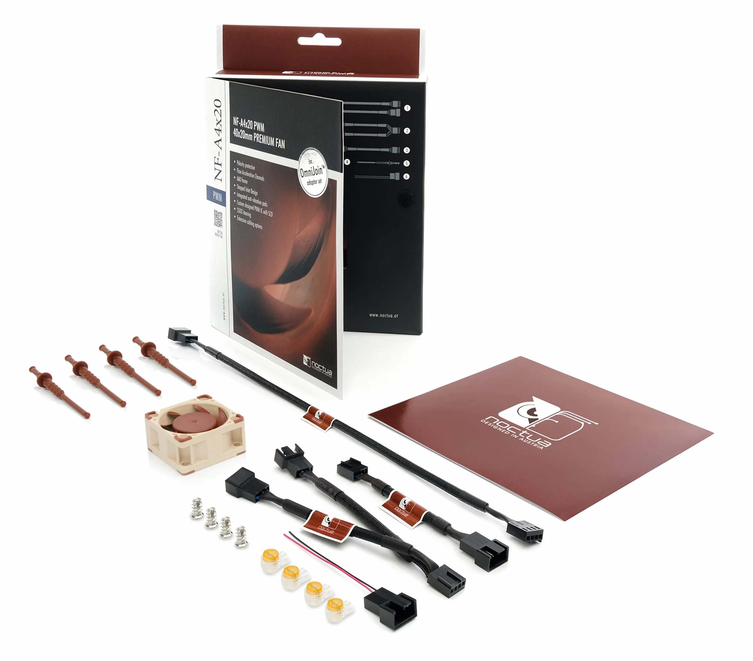 Noctua NF-A4x20 PWM wentylator Silencieux de qualité supérieure 40 mm