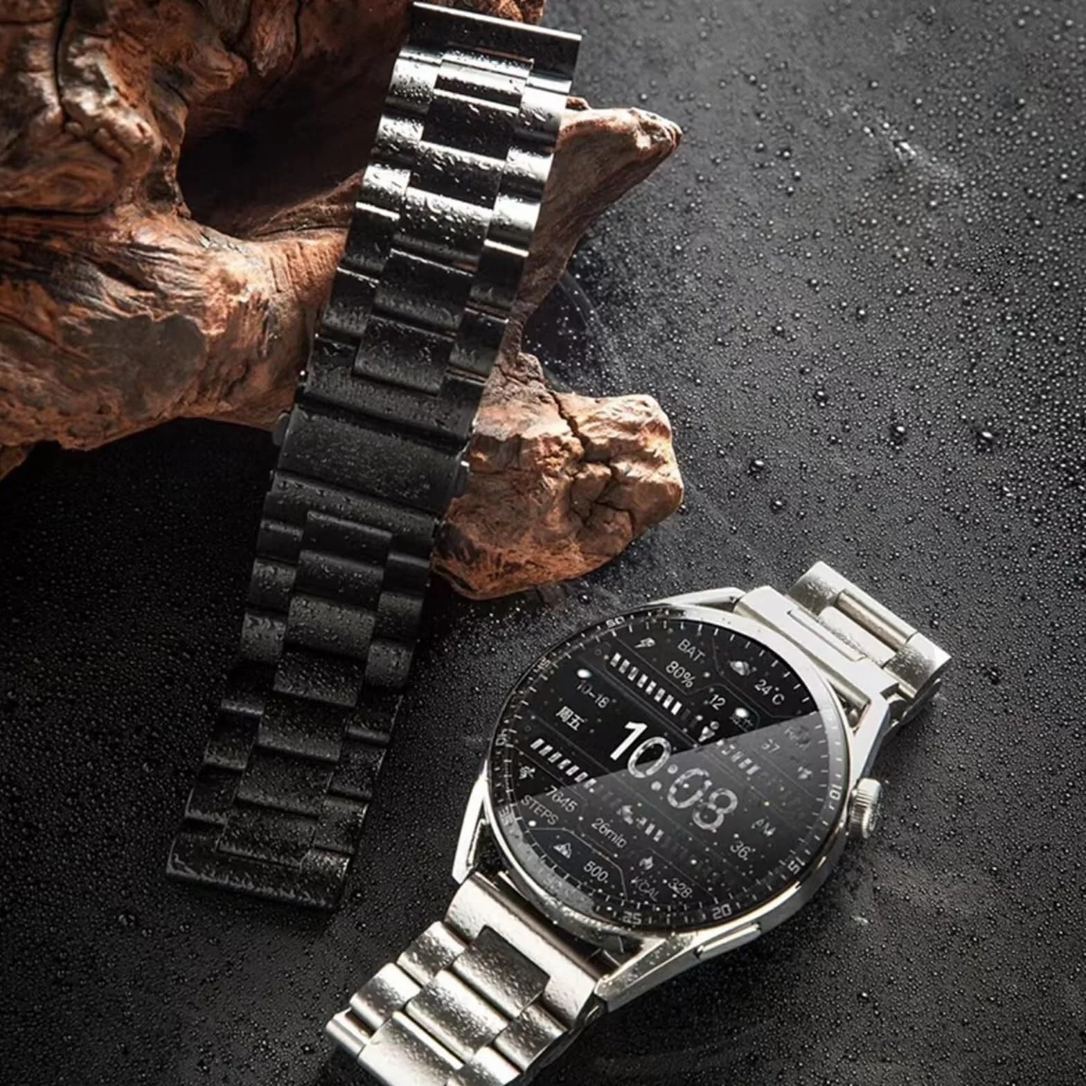 Pasek do zegarka ze stali nierdzewnej z szybkim zapięciem, metalowy, matowy, szczotkowany pasek do zegarka, 18 mm, 20 mm, 22 mm, zapasowy pasek dla mężczyzn i kobiet