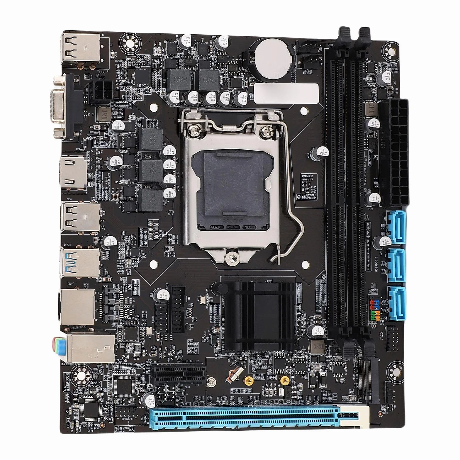 Płyta Główna H110, Płyta Główna LGA 1151 z 2 -kanałowymi Szczelinami Pamięci DDR4, M.2 NVME NGFF Serial, ATA3.0 i Pors ATA2.0 PCIE, na 6 7 8 Generacji Procesora 14nm