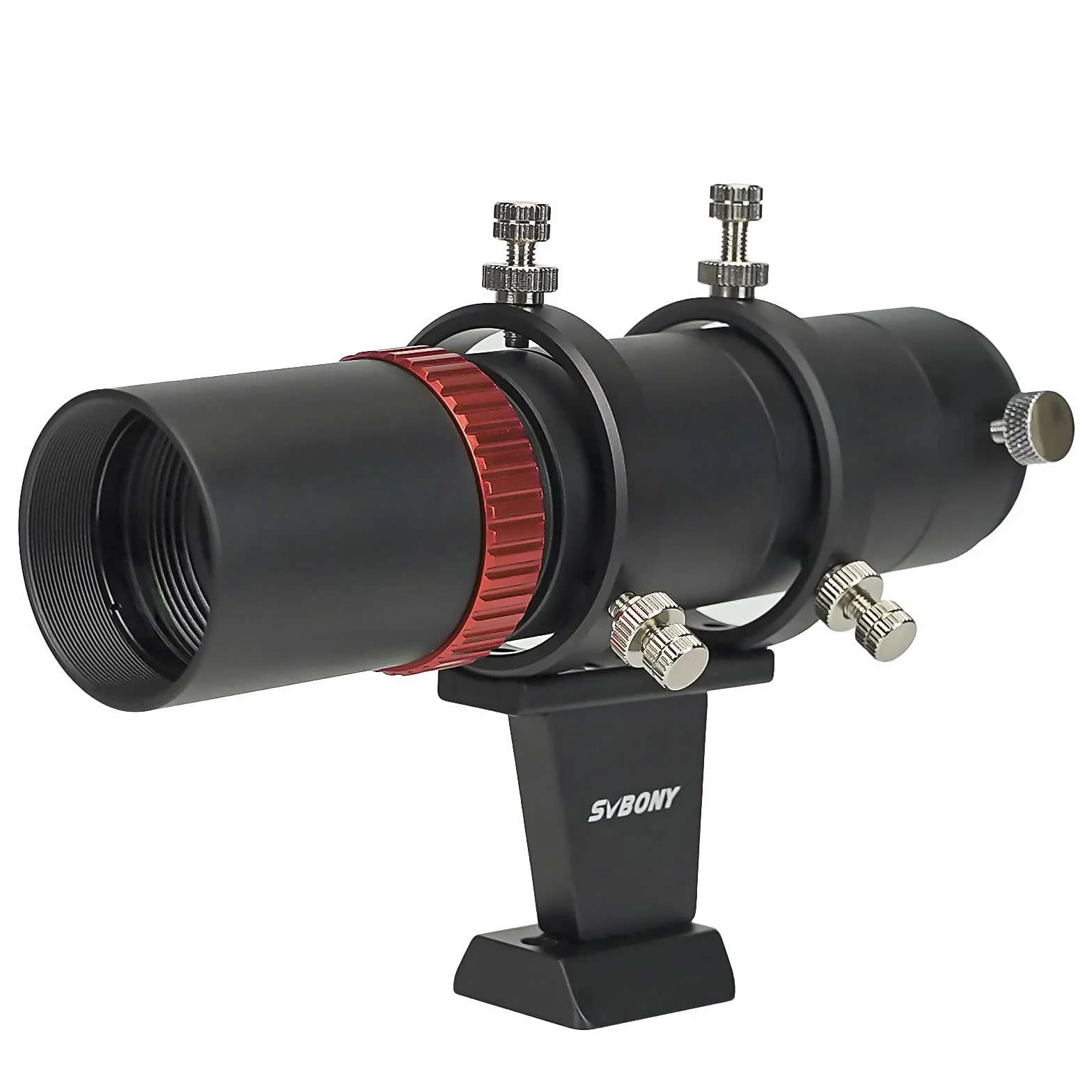 Svbony SV165 Mini Guide Scope 40F4, 1,25 Cala Powłoka FMC | ze Spiralnym Focuser Wyrównanie Współosiowe Regulowane, Obróbka CNC ze Stopu, Kompatybilny z ZWO QHY Auto Guide Camera