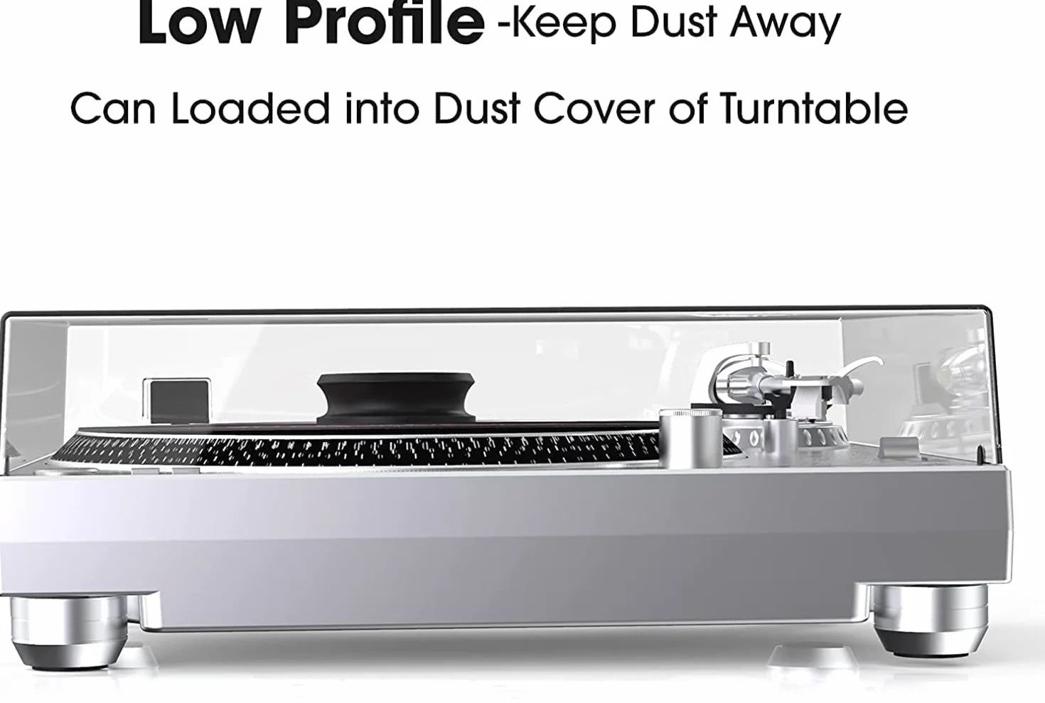 DIGITNOW gramofon, stabilizator masy, aluminiowe zaciski do gramofonu pasują do większości gramofonów (czarne)