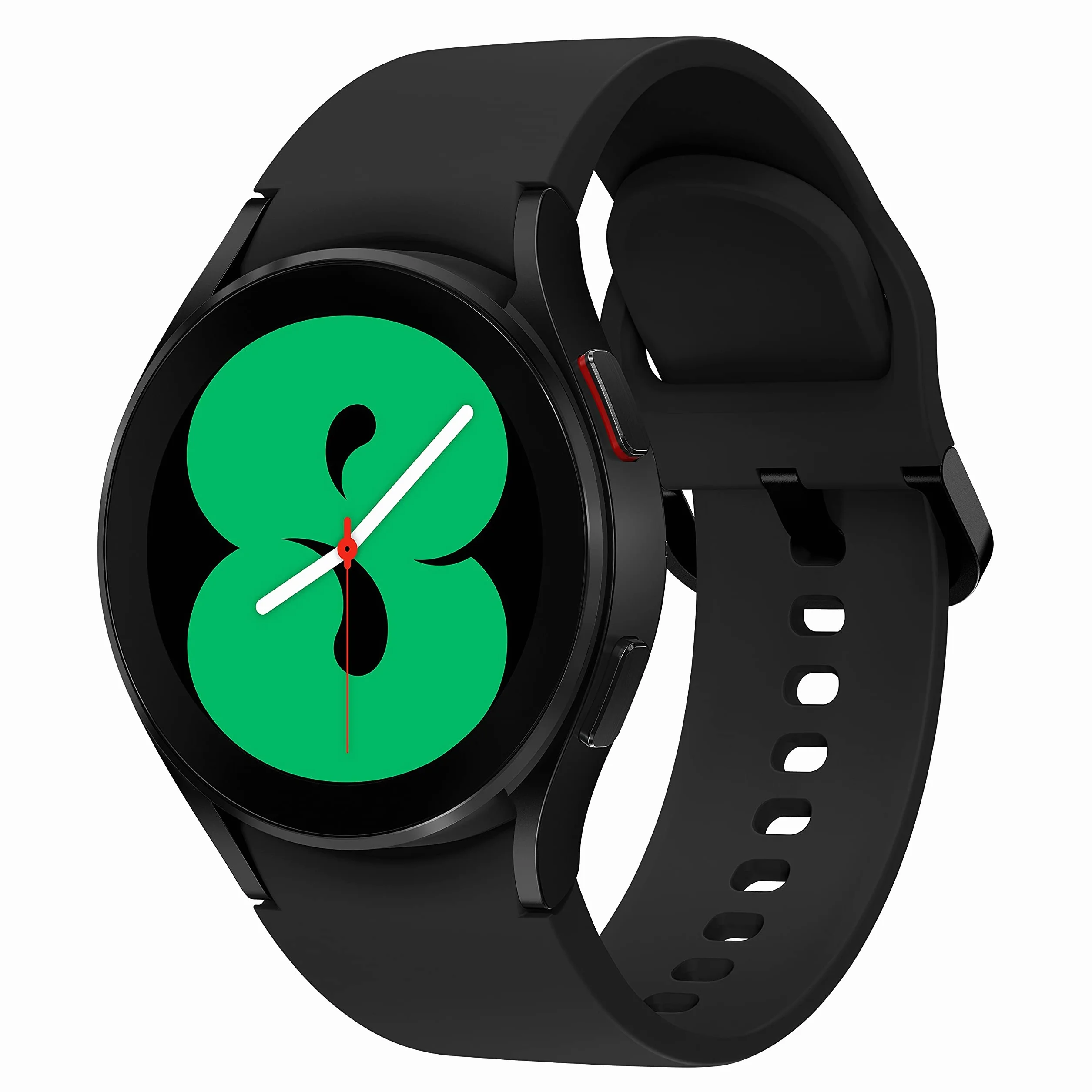 Samsung Galaxy Watch 4-40mm - czarny - inteligentny zegarek z paskiem sportowym - wyświetlacz 3,04 cm (1,19")