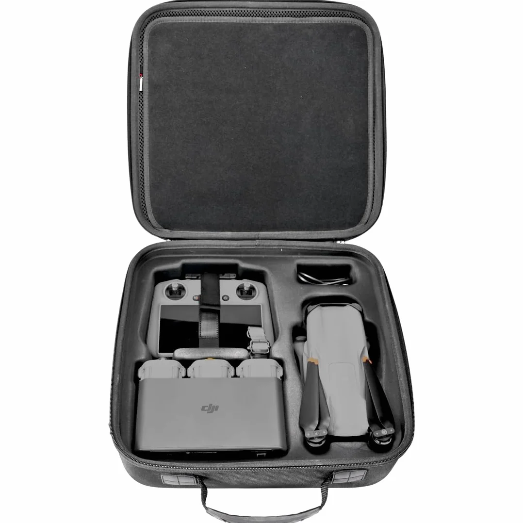 RAIACE Hard Travel Carrying Case kompatybilne z DJI Air3, DJI RC 2/ DJI RC-N2 i ich akcesoriami. (tylko walizka), czarny