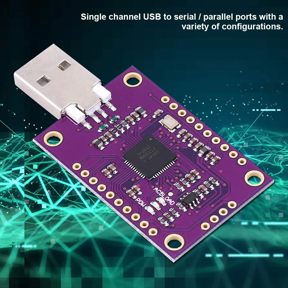 USB do JTAG UART FIFO SPI I2C Konwerter Moduł Wielofunkcyjny Adapter Szeregowy USB 2.0 480 Mb/s 12 Mbodów