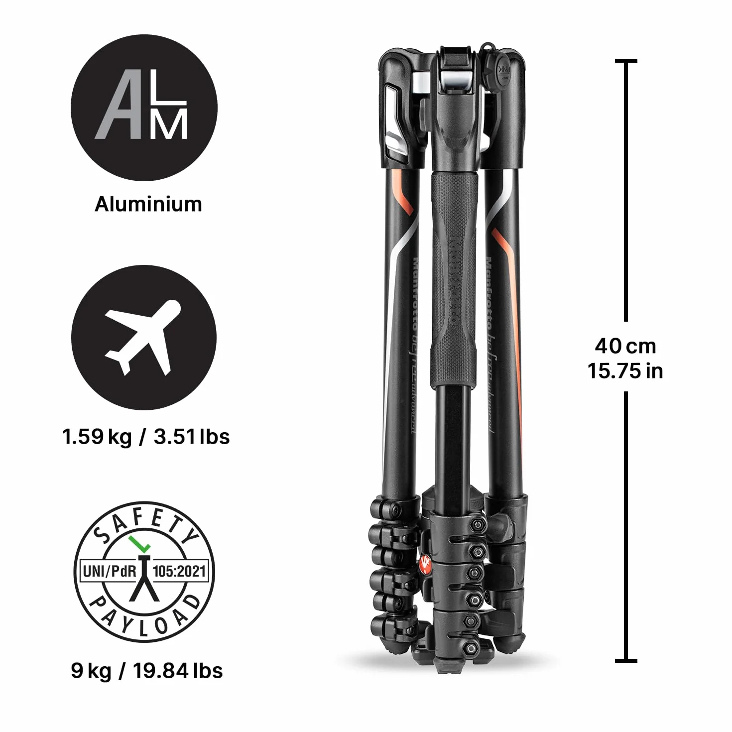 Manfrotto Befree Advanced Special Edition aluminiowy statyw podróżny z centralną kulą 494 do aparatów Sony Alpha