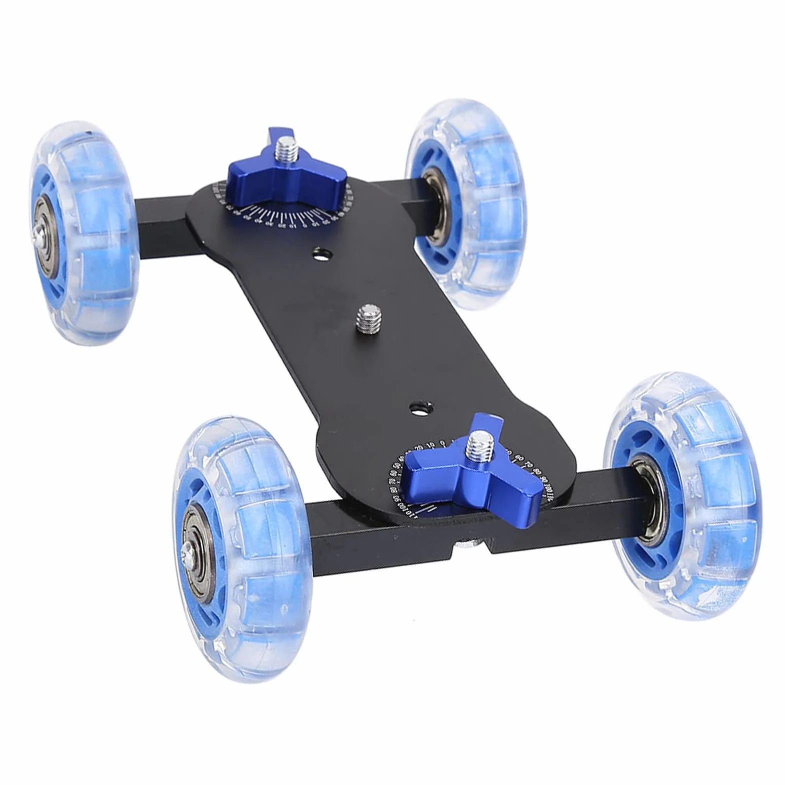 BuyWeek Kamera Dolly Skater, Scaled Camera Table Dolly Slider Mini Desktop 10 KG, obciążenie szyny Roller Track Slider do kamery DLSR