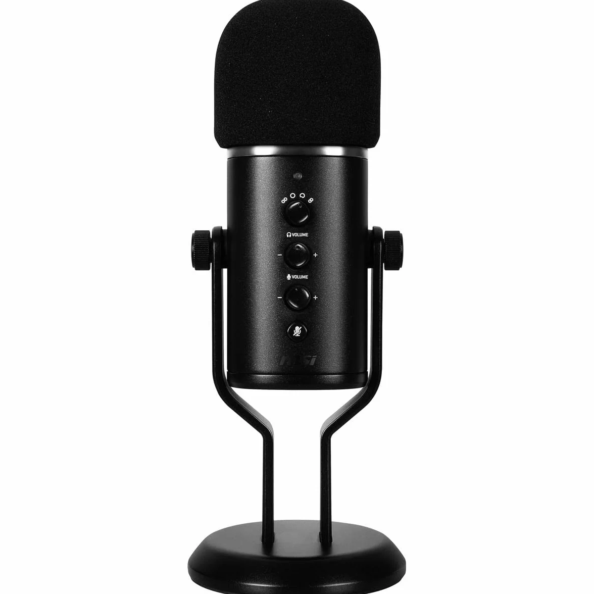 MSI IMMERSE GV60 mikrofon stereofoniczny, wielokierunkowy, kardioidalny i dwukierunkowy, Czarny